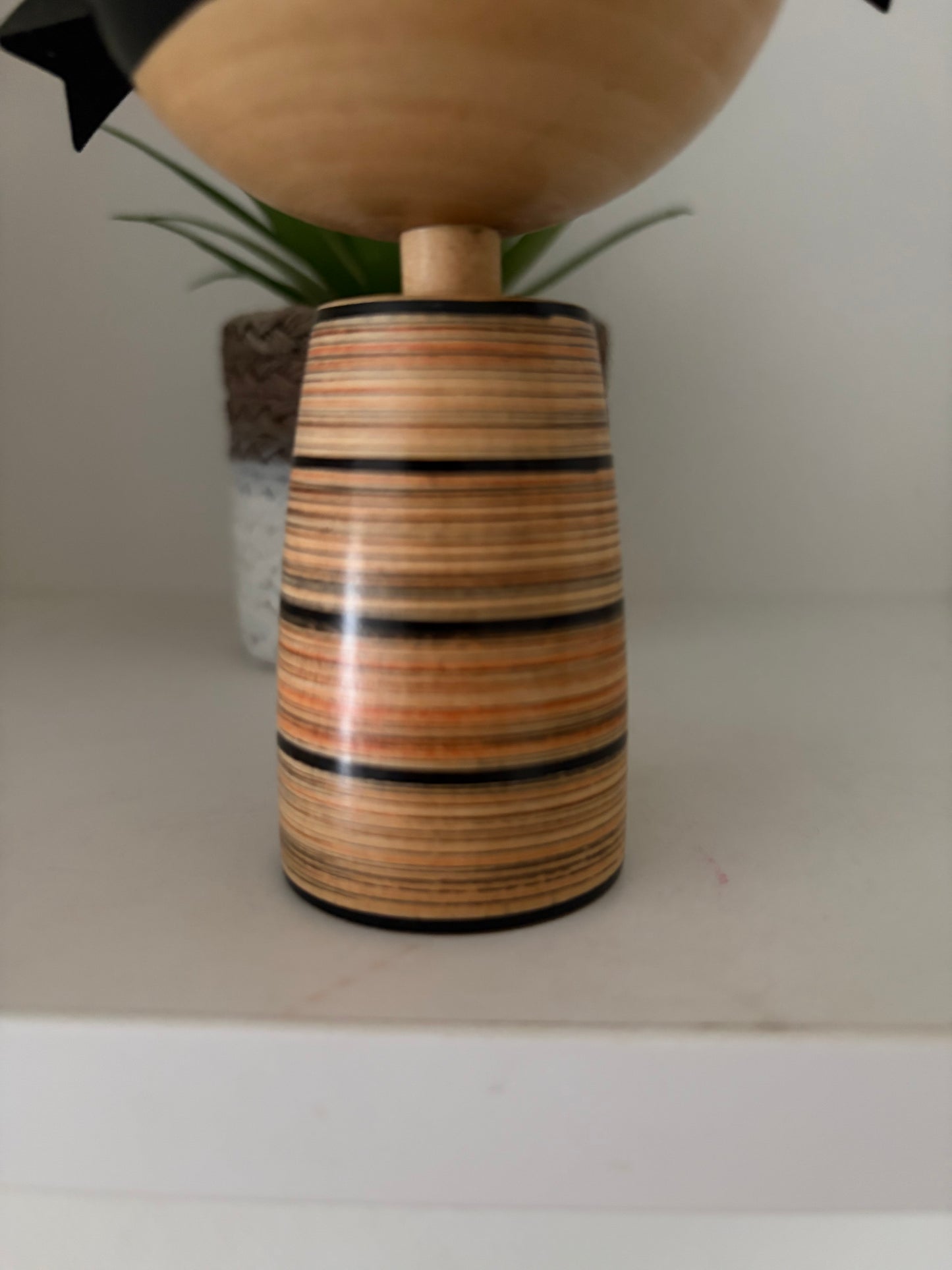 Rare Vintage Creative Kokeshi By Takanashi Hanpuushi