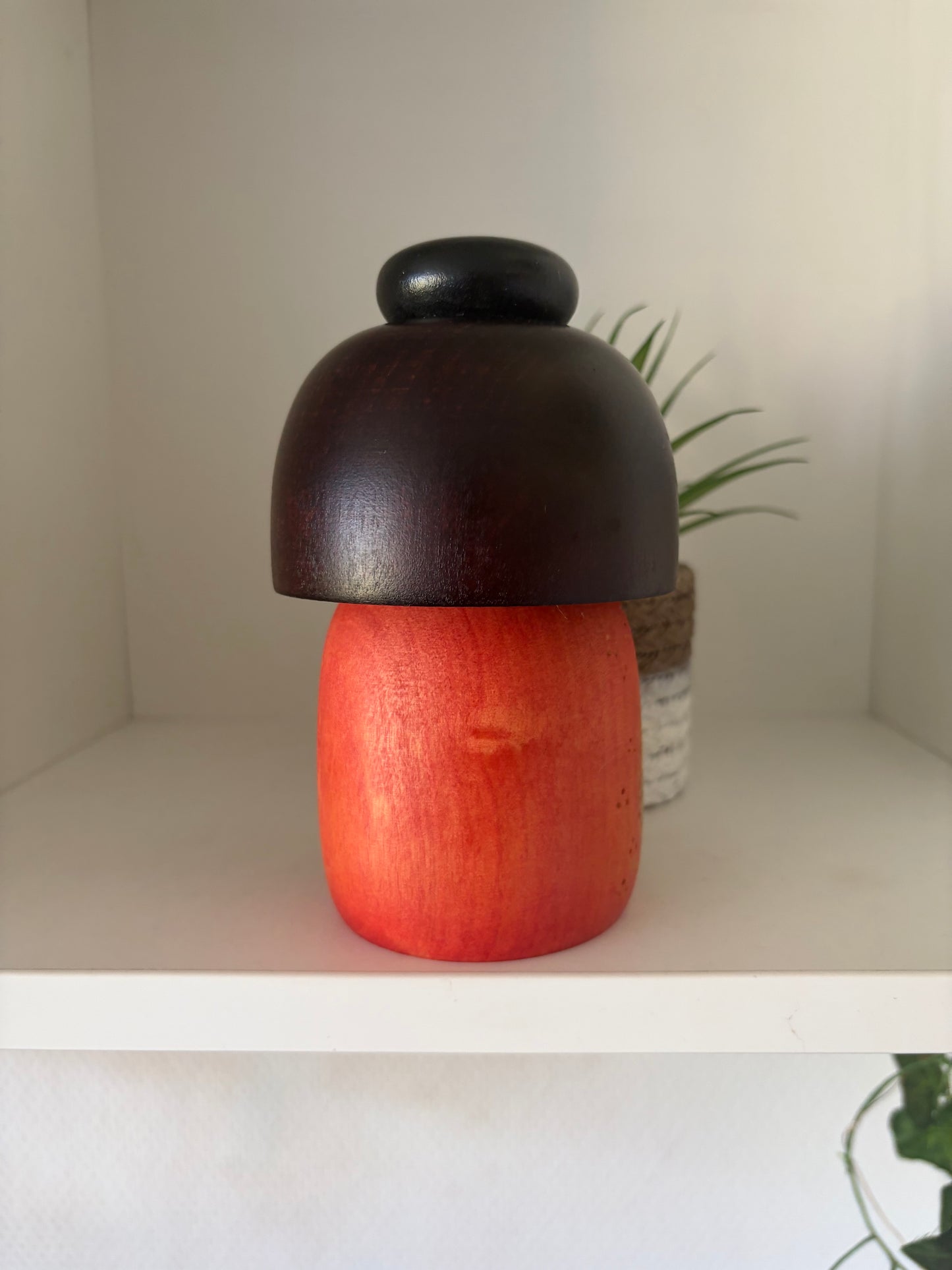 Vintage Gumma kokeshi by Kazuo Takamizawa (1927-)