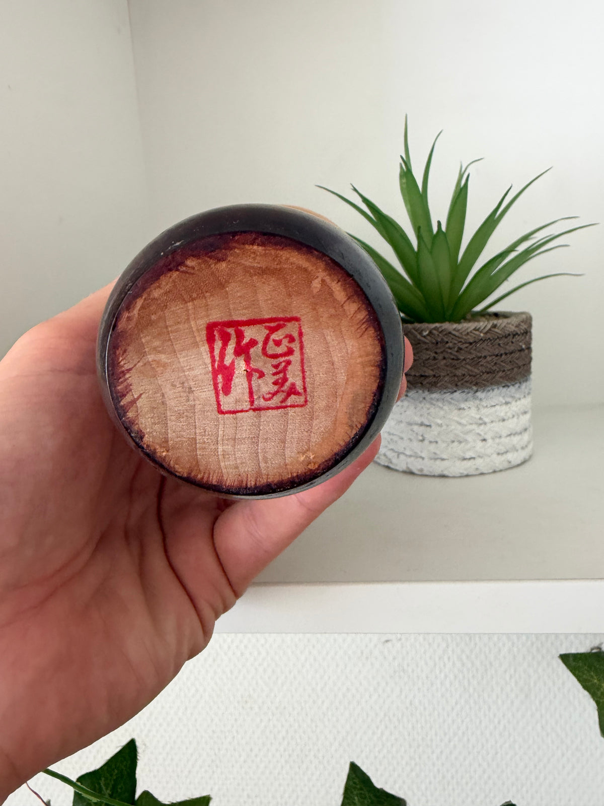 Vintage Sosaku kokeshi by Kato Masami