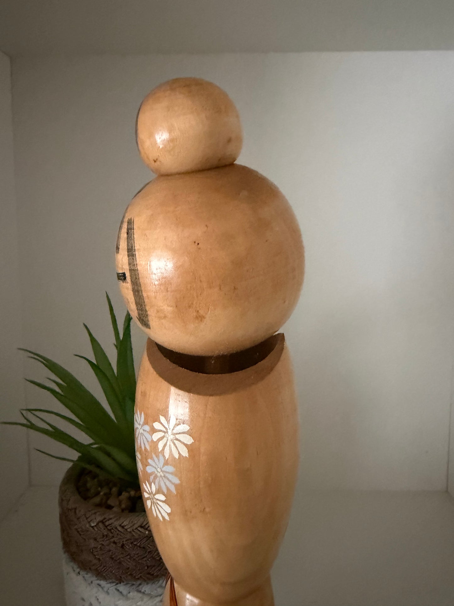 Vintage Sosaku kokeshi by Kato Masami (1925-)