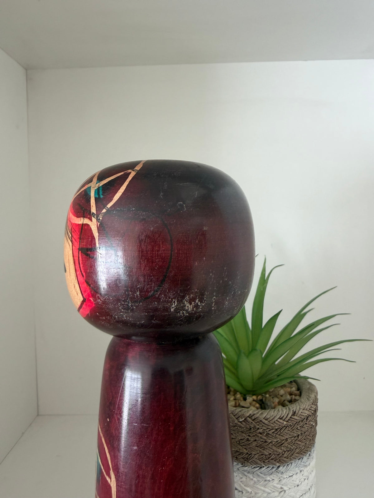 Vintage Sosaku kokeshi by Kato Masami