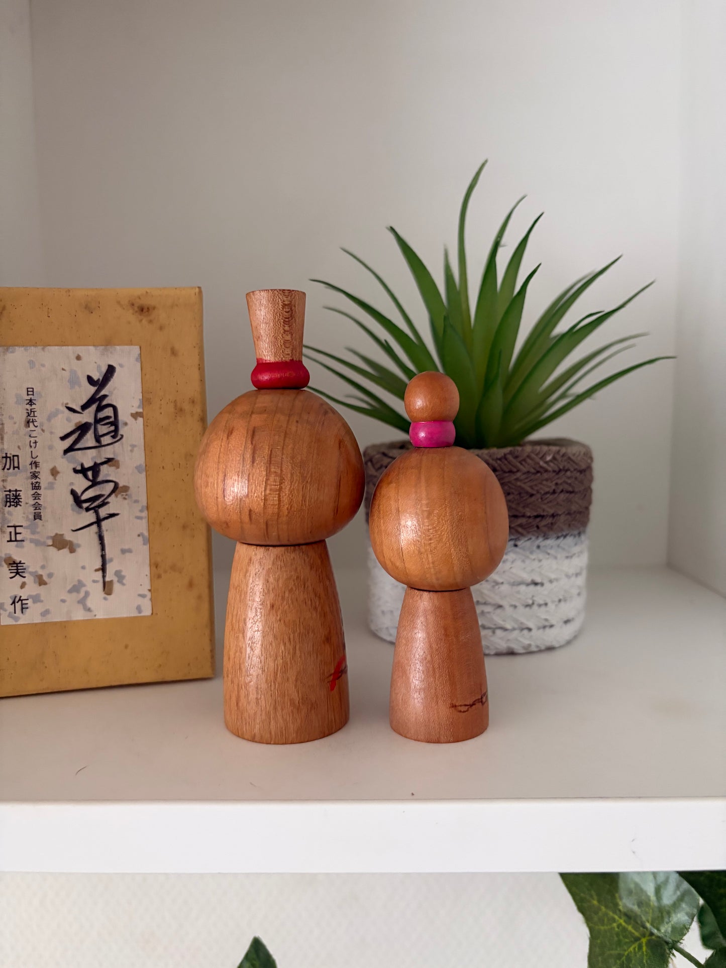 Vintage Sosaku kokeshi by Kato Masami (1925-)