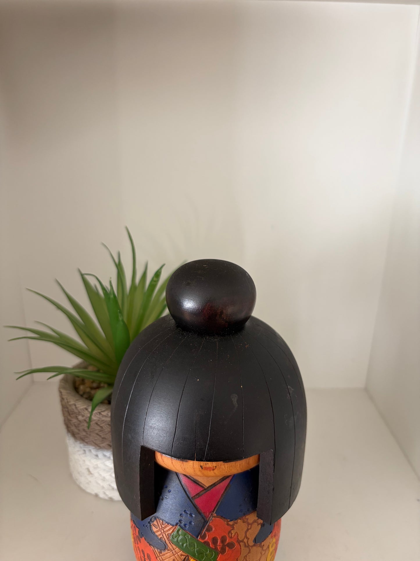 Vintage Gumma kokeshi by Kazuo Takamizawa (1927-)