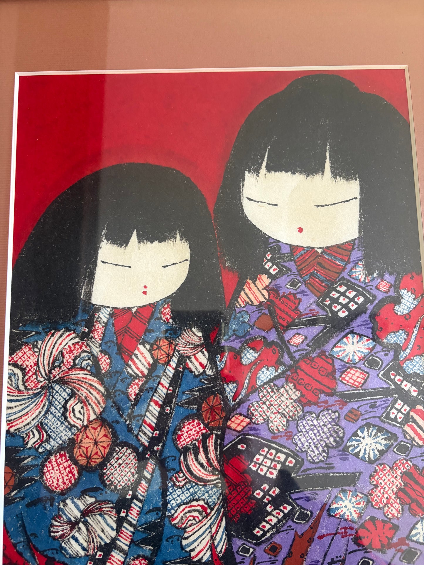 Exclusive vintage watercolor painting by Hideo Ishihara (1925-1999)