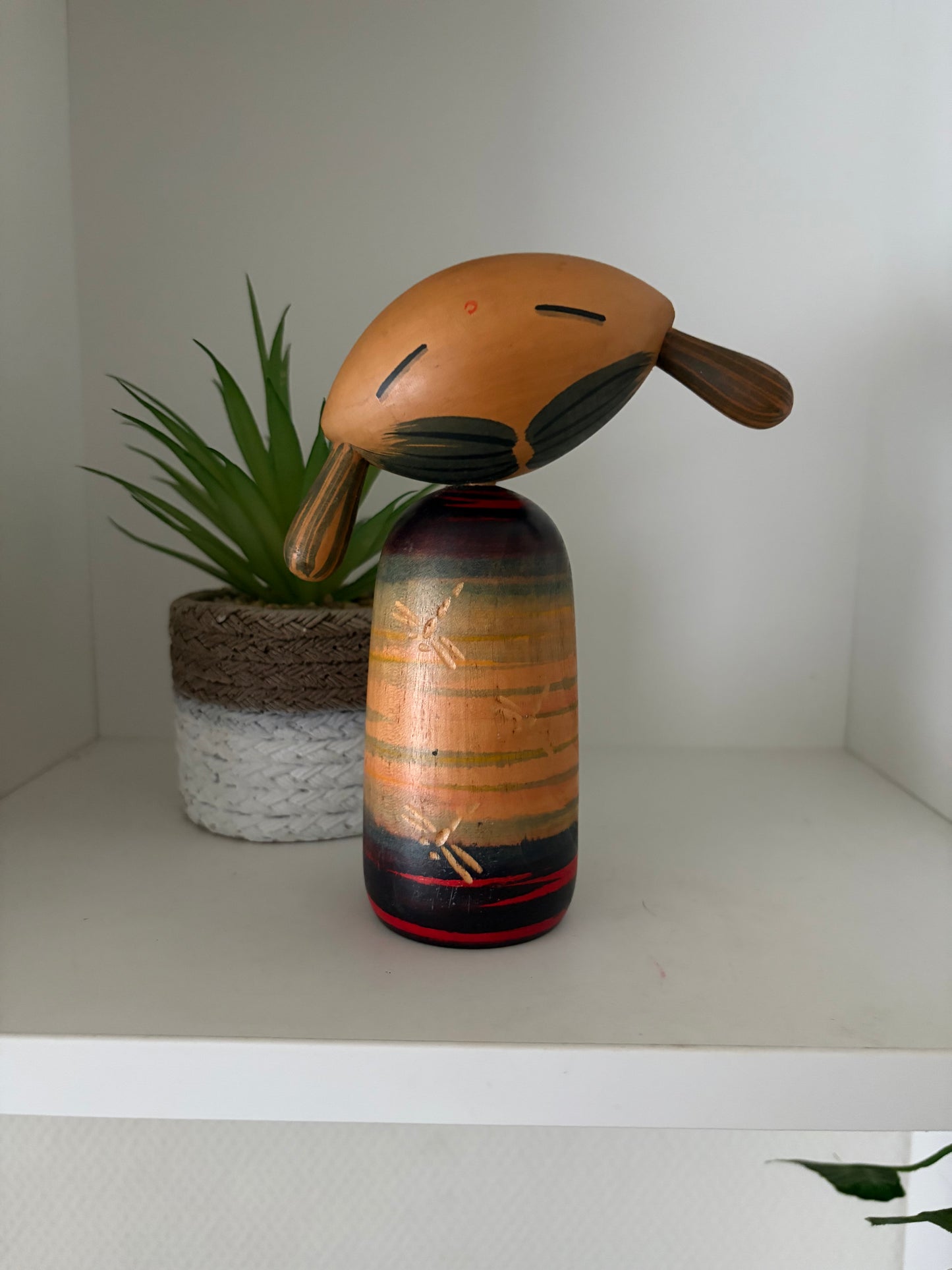 Rare Vintage Creative Kokeshi By Tsujita Tatsuya