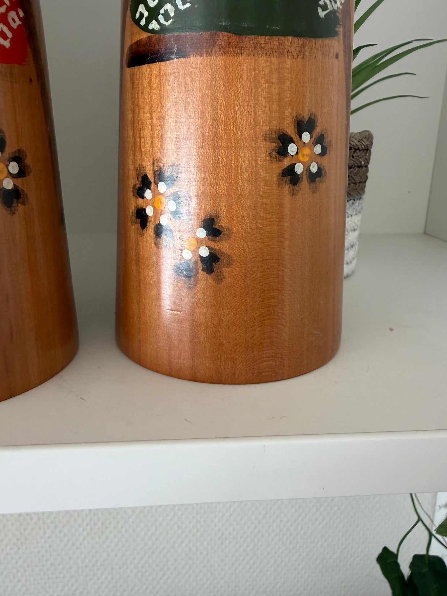 Vintage Husband and Wife kokeshi by Kiyohara Takao