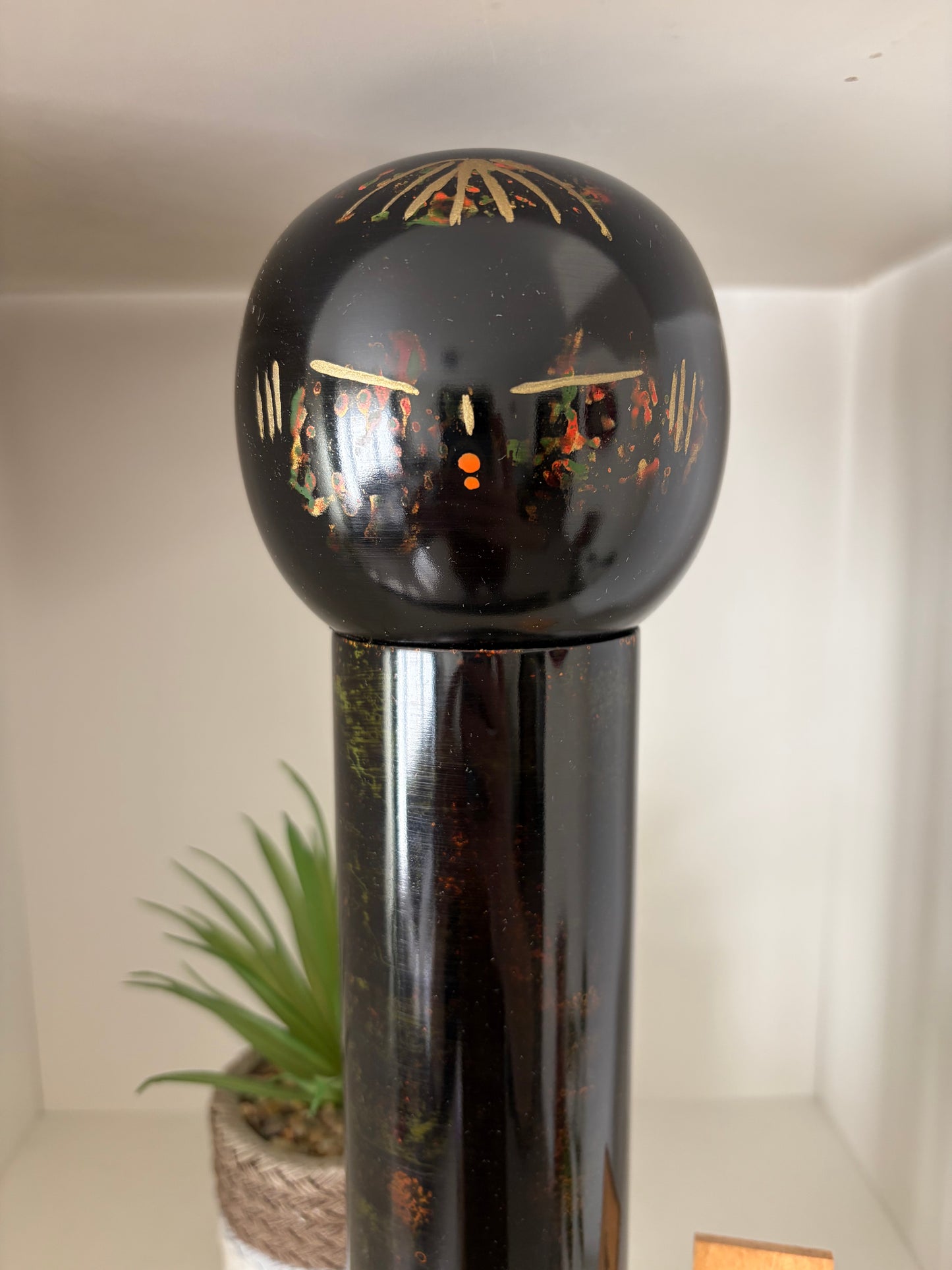 Exclusive Vintage Sosaku kokeshi Akinori Takahashi (1957-)