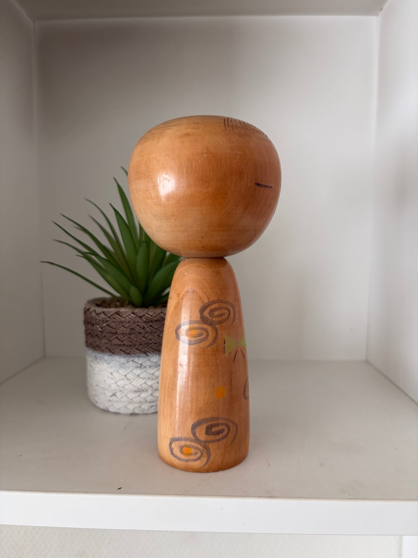 Rare vintage Sosaku kokeshi by Yuji Kawase (1938-)