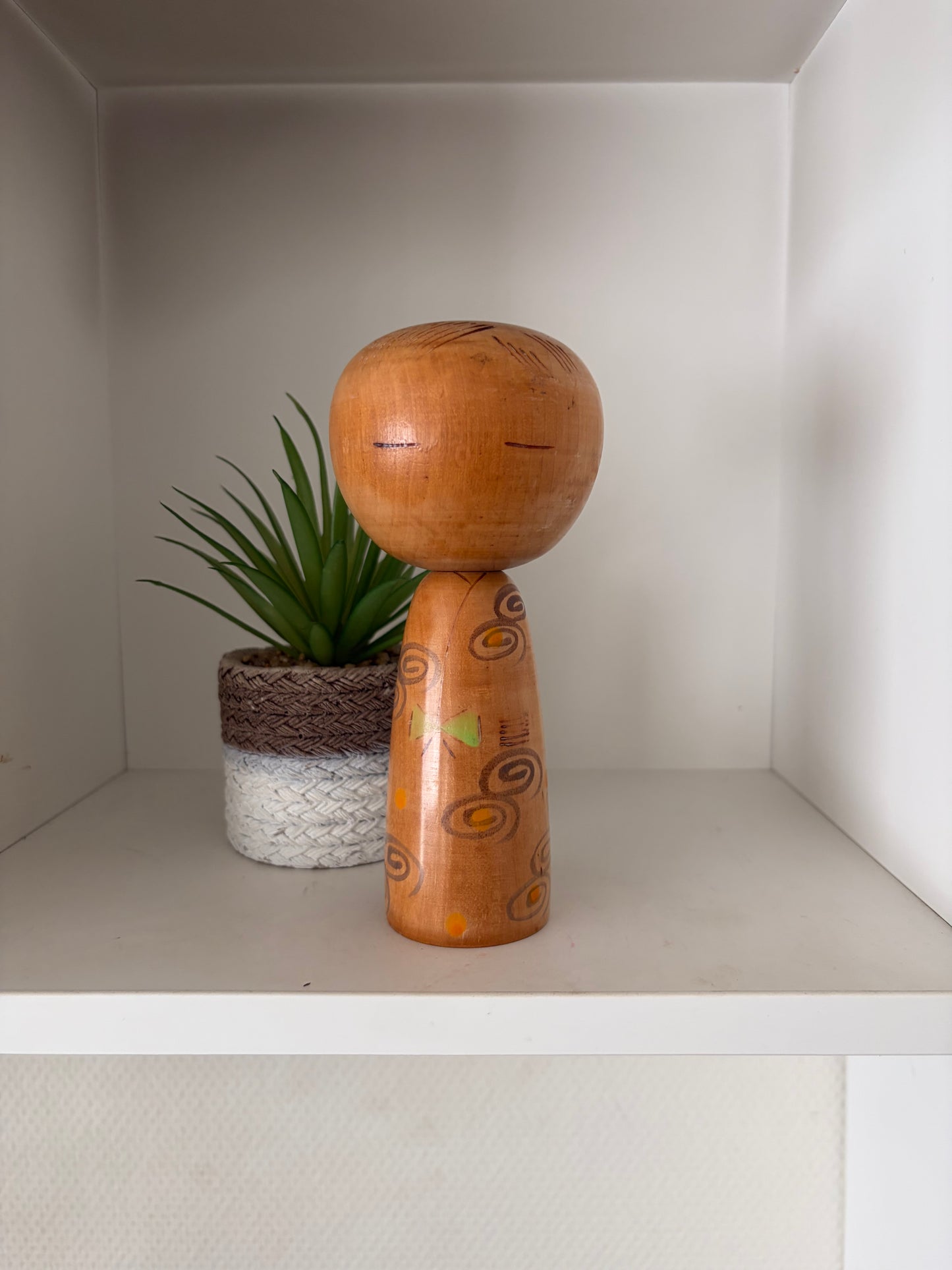 Rare vintage Sosaku kokeshi by Yuji Kawase (1938-)