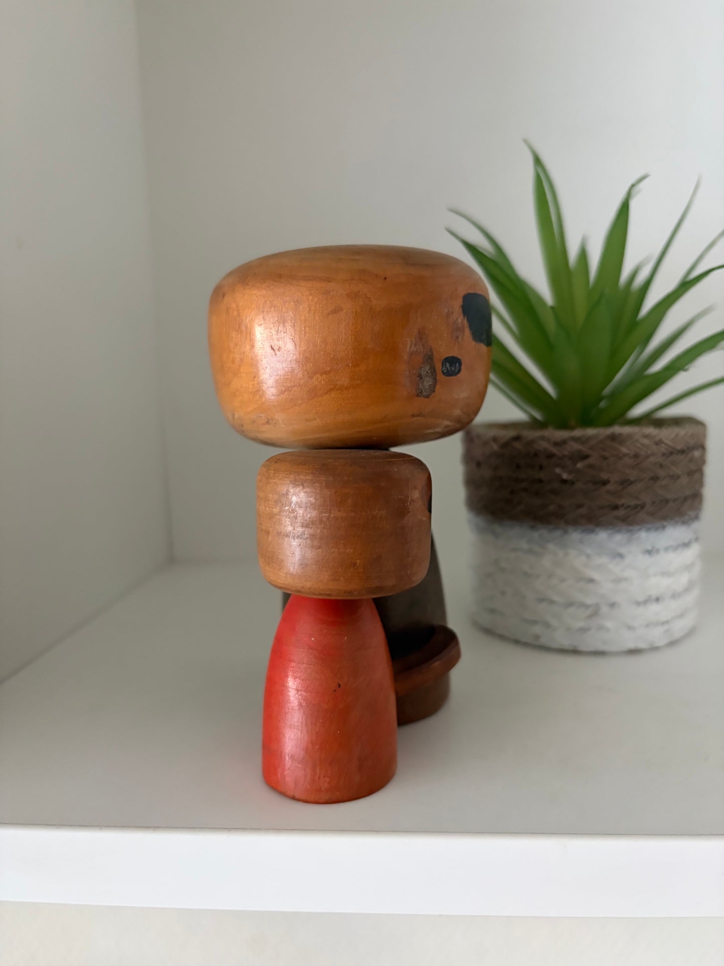 Exclusive Rare Vintage Creative Kokeshi by renowned artisan Ikuyoshi Yokozuka - Mother and child