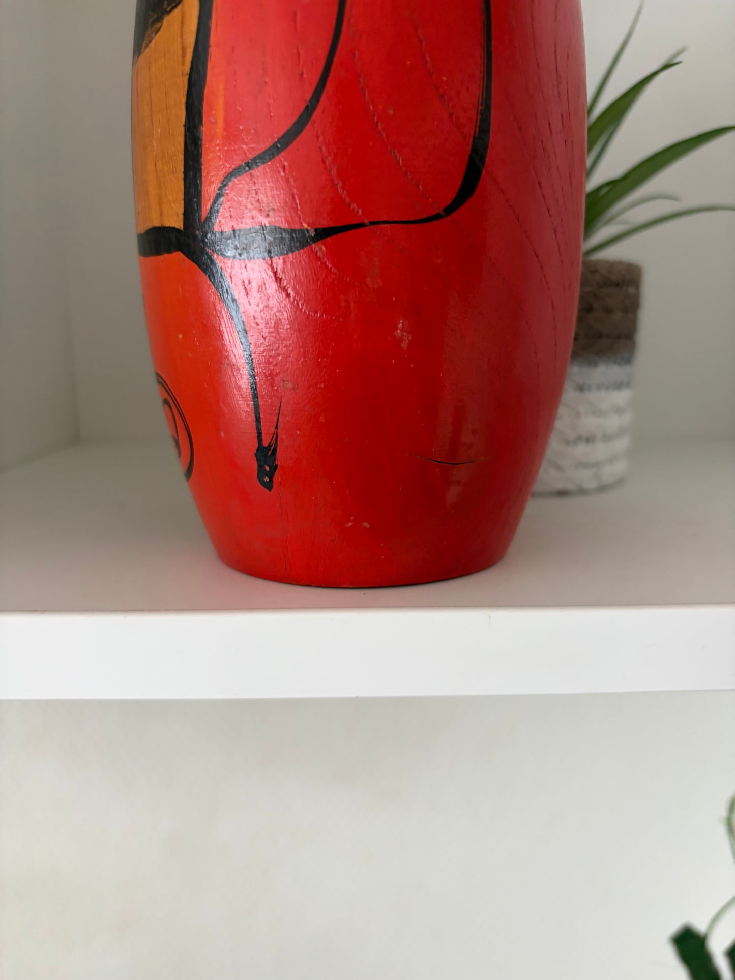Vintage Daruma kokeshi