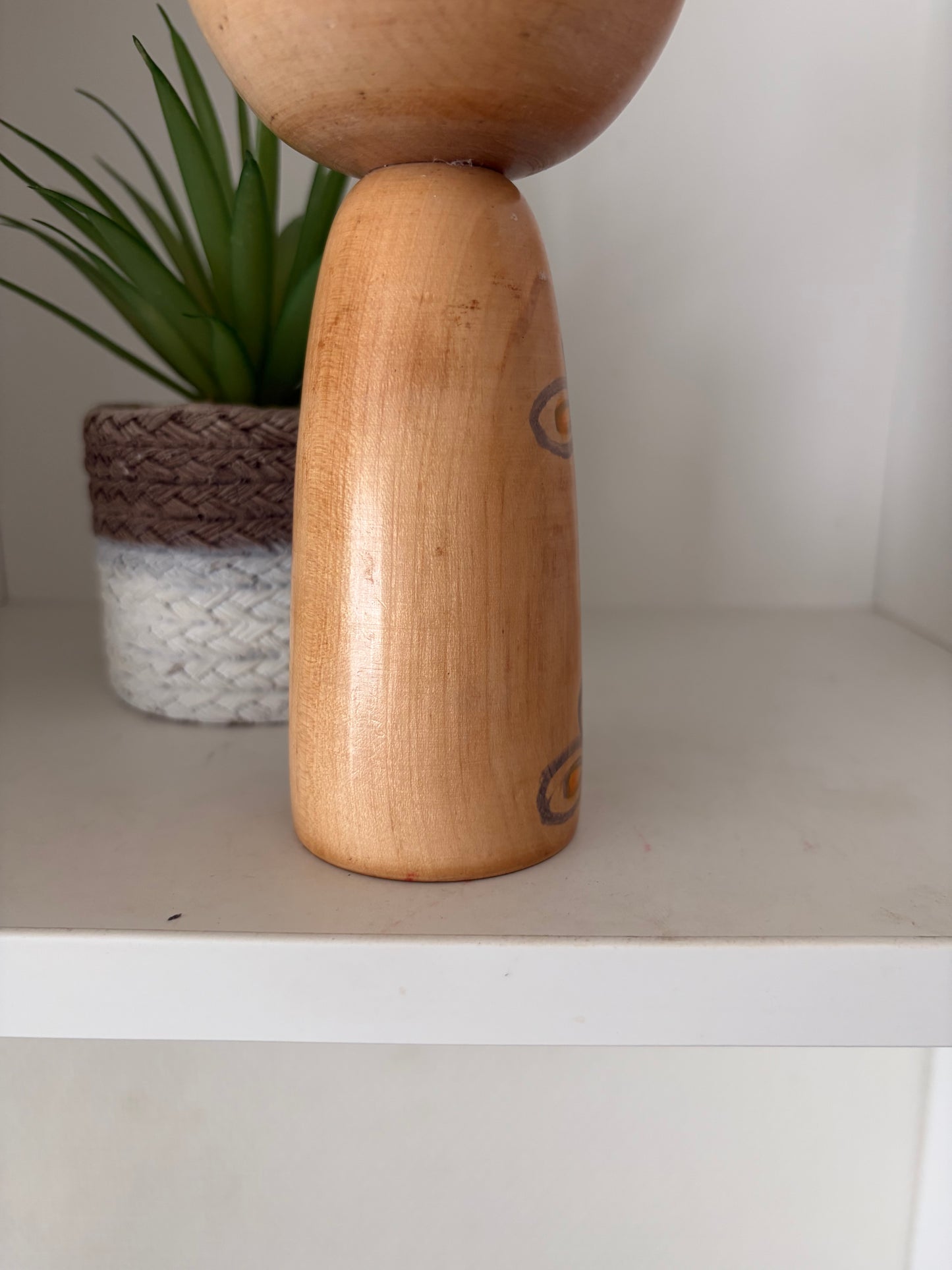 Rare vintage Sosaku kokeshi by Yuji Kawase (1938-)