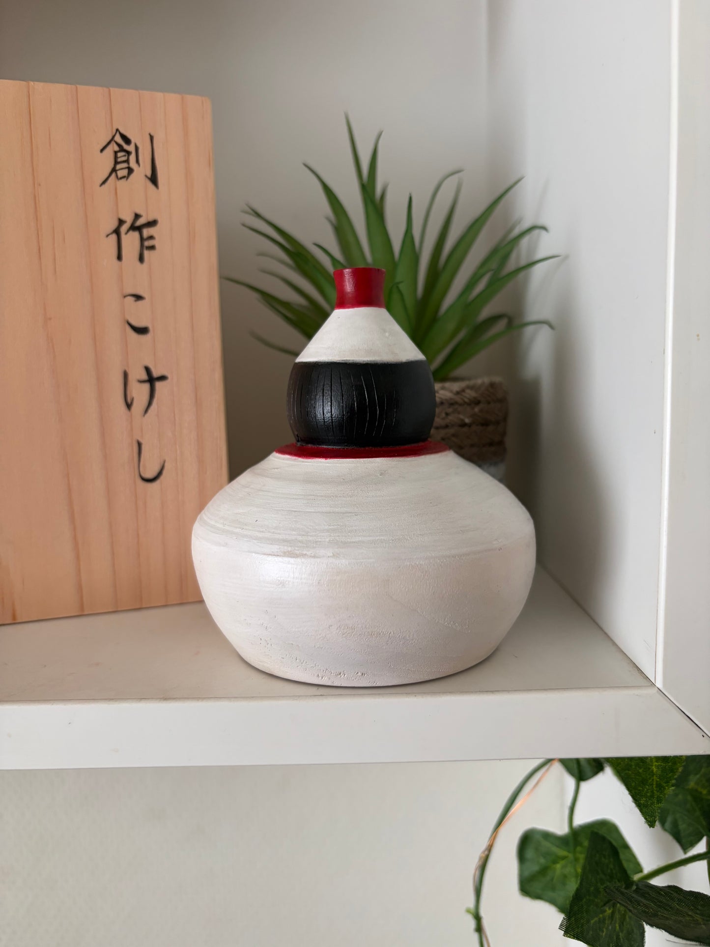 Exclusive One off a kind kokeshi by Nagisa Hirano