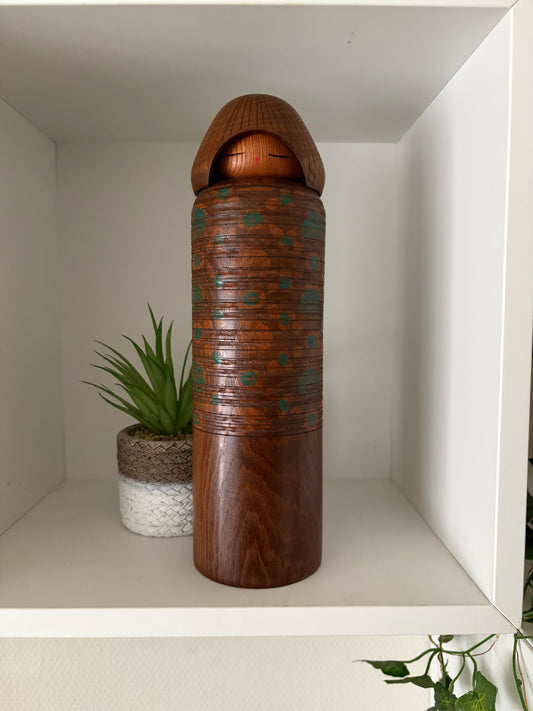 Vintage  Sosaku Kokeshi By Miyajima Muhitsu (1929-)