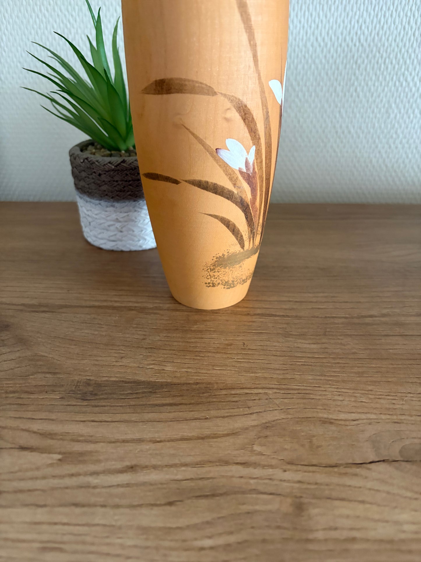 Exclusive vintage Sosaku kokeshi by Aoki Ryoka (1931-)