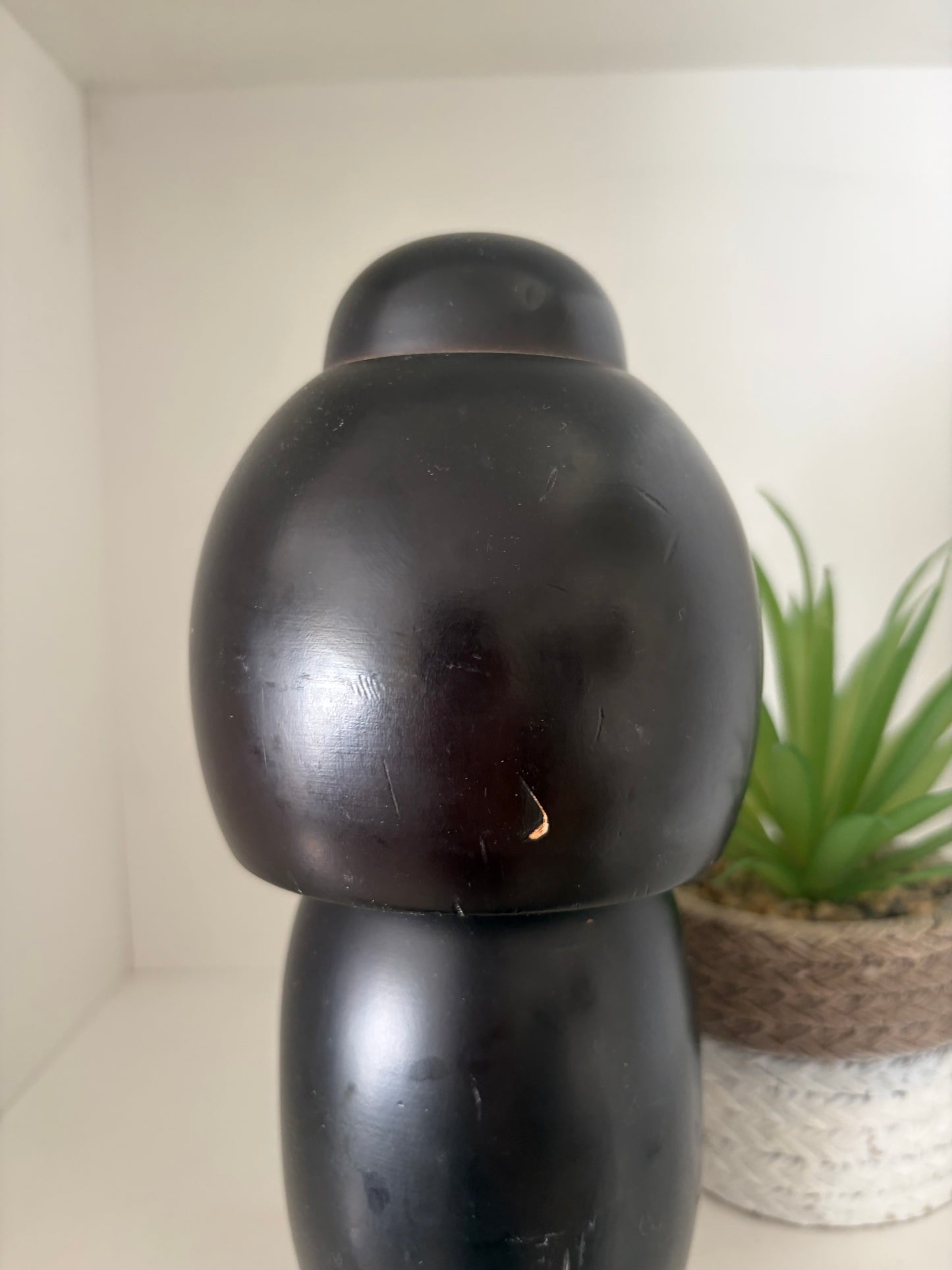 Vintage Sosaku kokeshi by Hajime Miyashita (1940-)