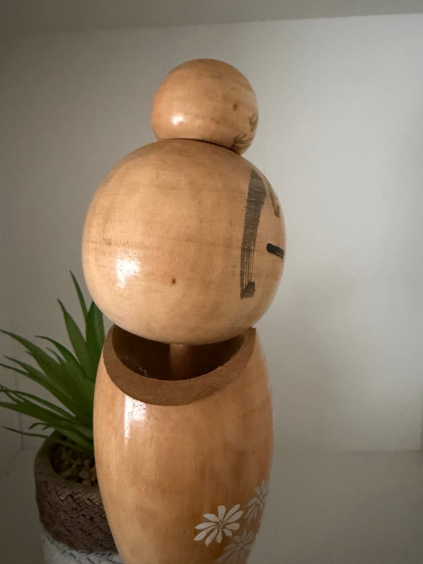 Vintage Sosaku kokeshi by Kato Masami (1925-)
