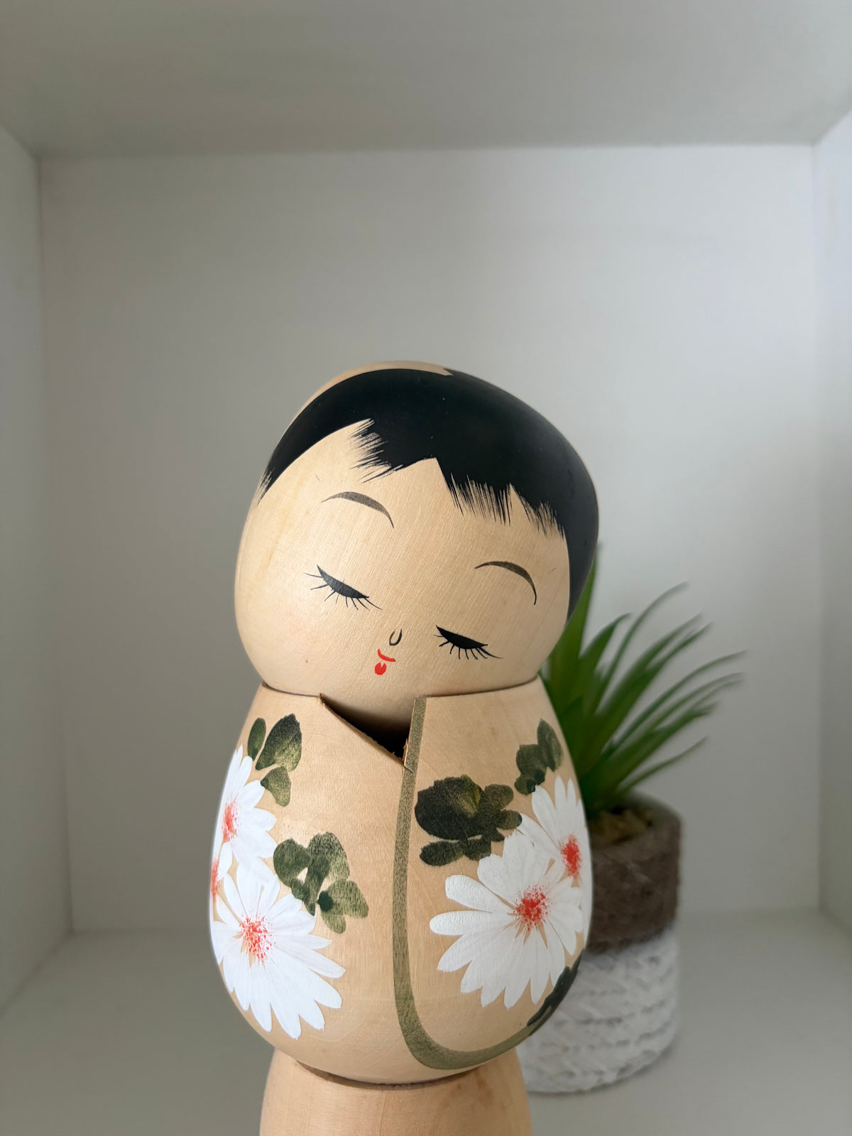Vintage Sosaku kokeshi by Sato Kouson