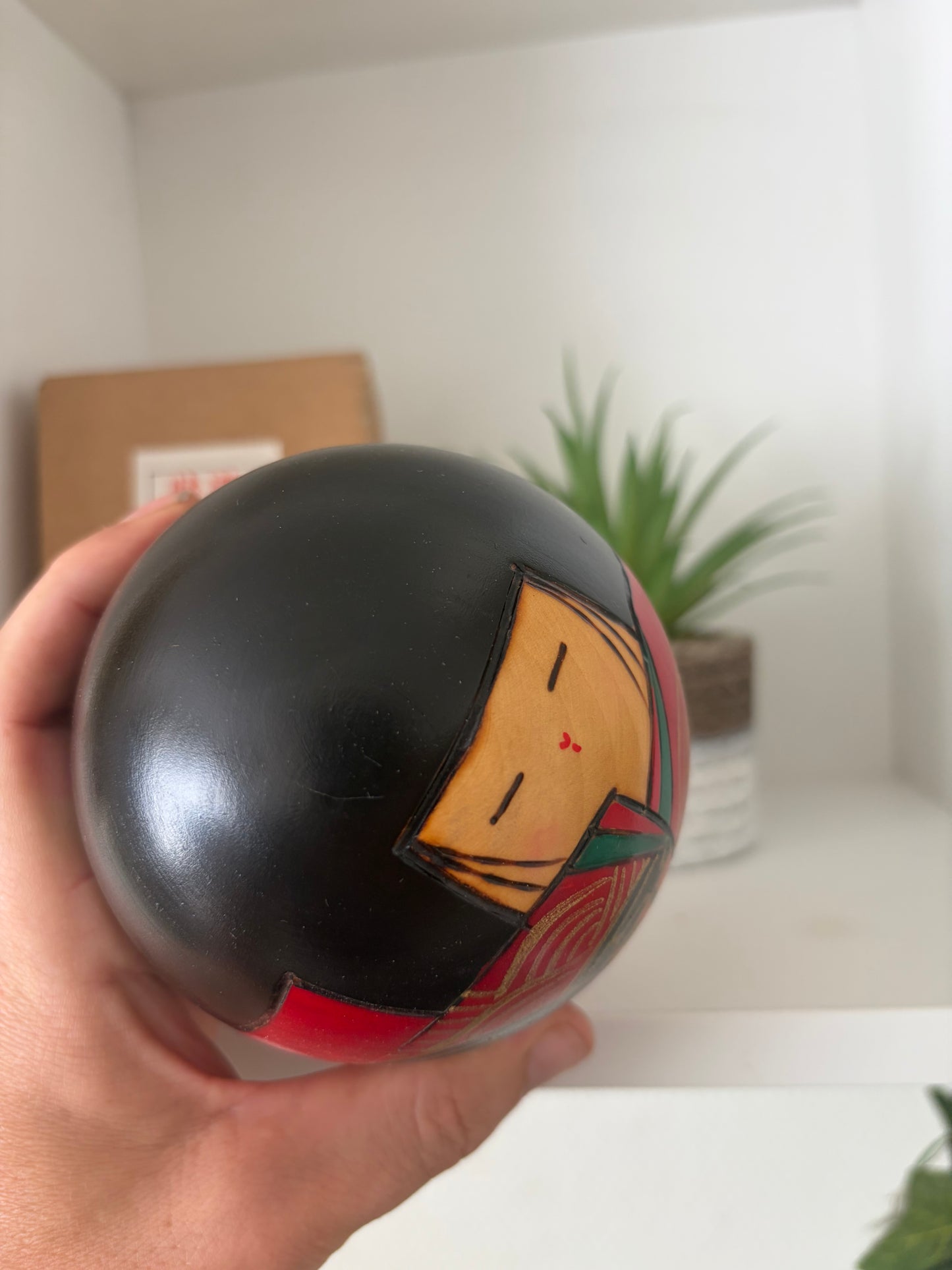 Vintage creative kokeshi by Hajime Miyashita (1940-)