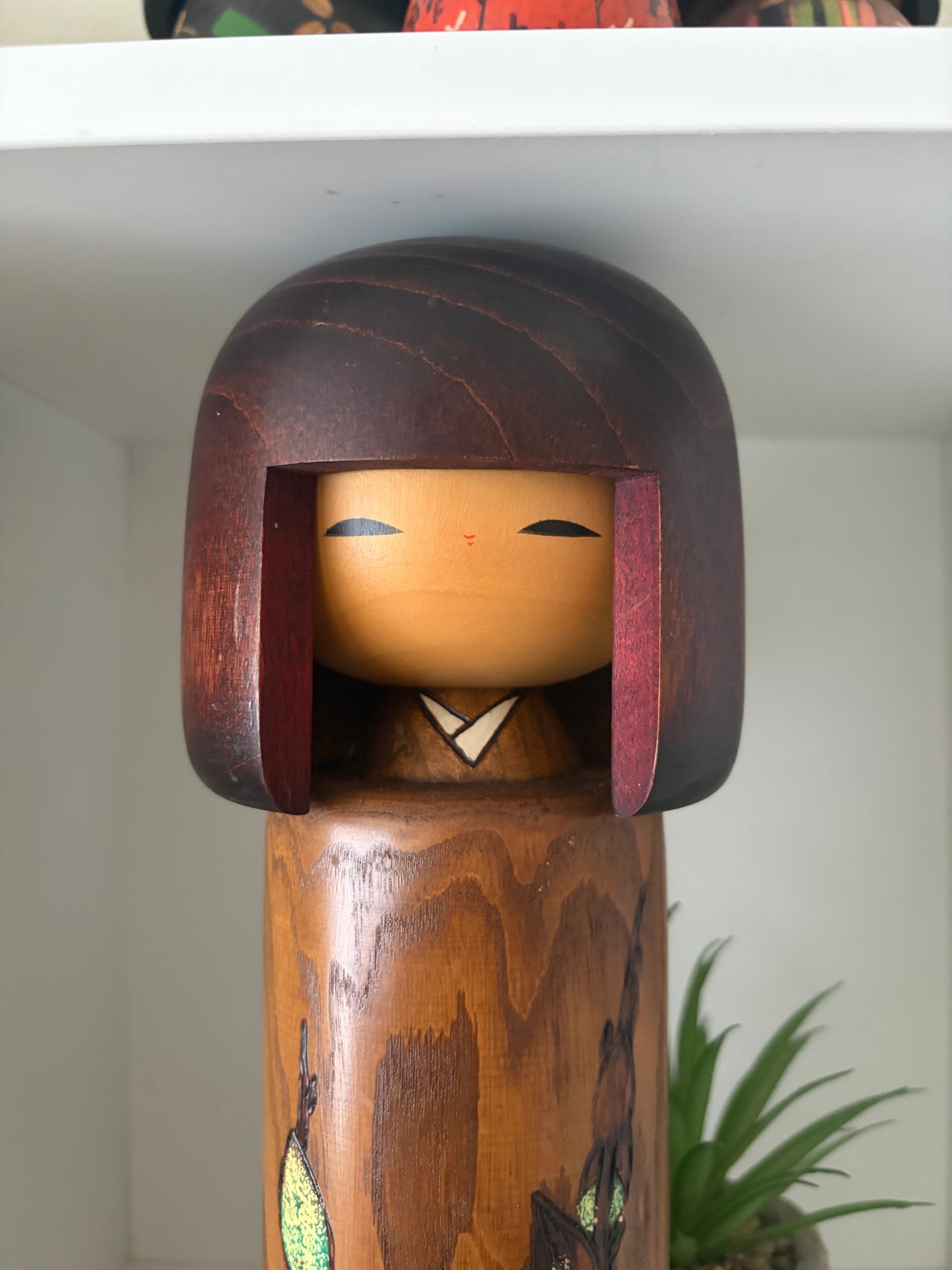 Big vintage Gumma Kokeshi by Usaburo
