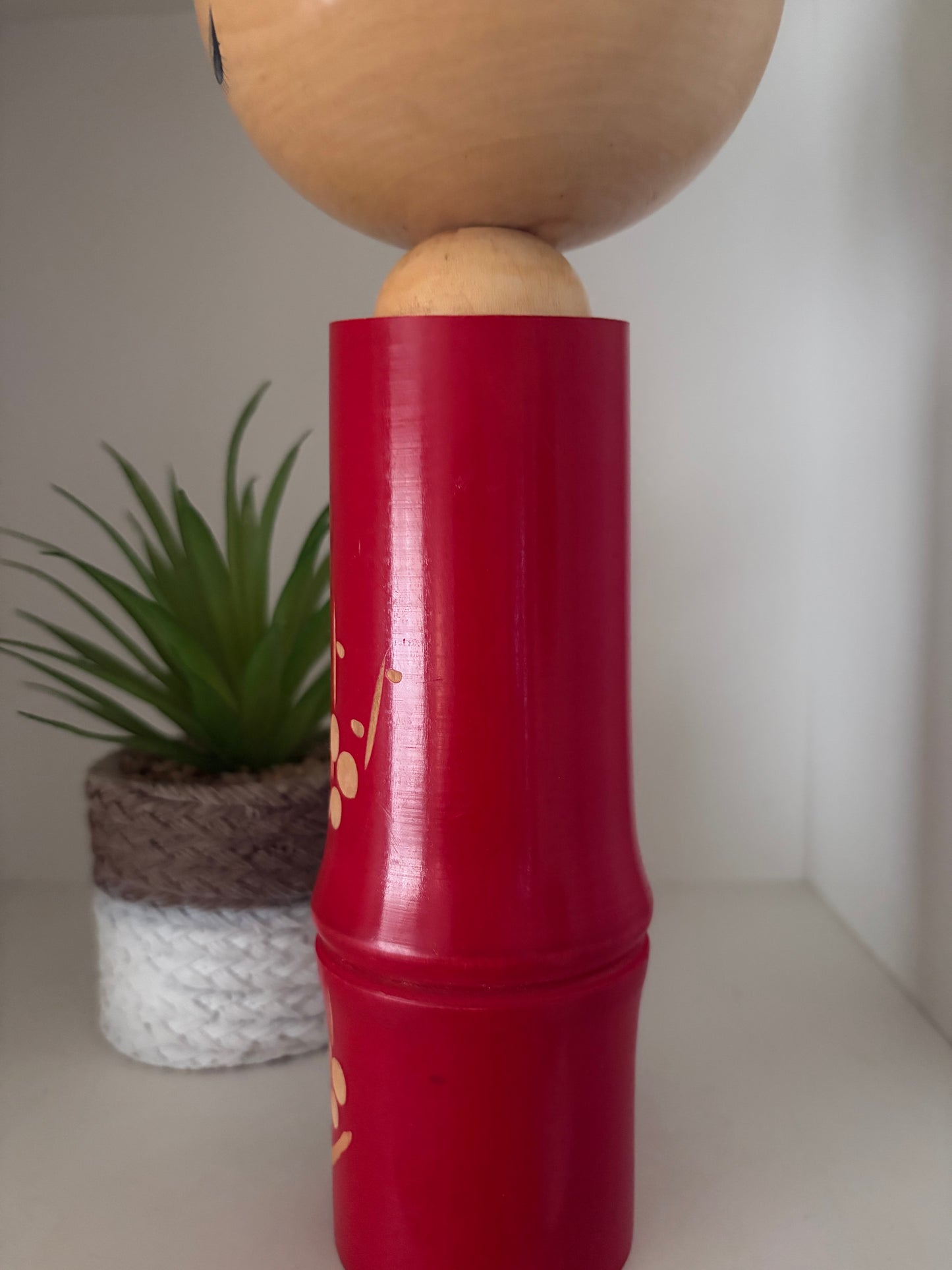 vintage sosaku kokeshi by Kazuo Takamizawa (1927-).