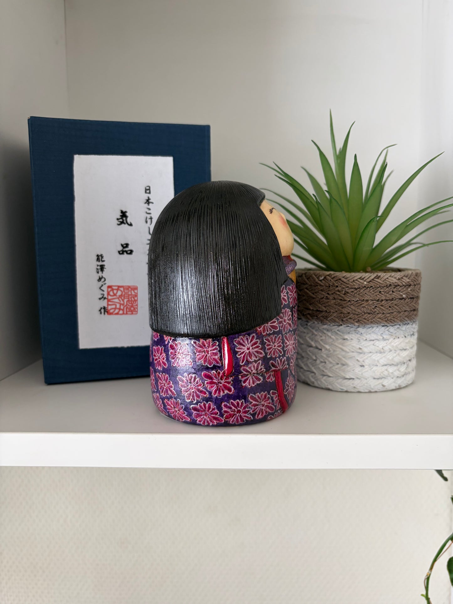 One of a kind Sosaku kokeshi by Megumi Nozawa