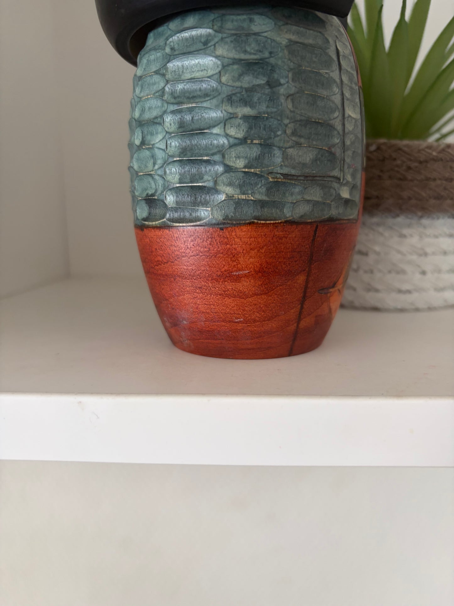 Vintage Gumma kokeshi by Kisaku