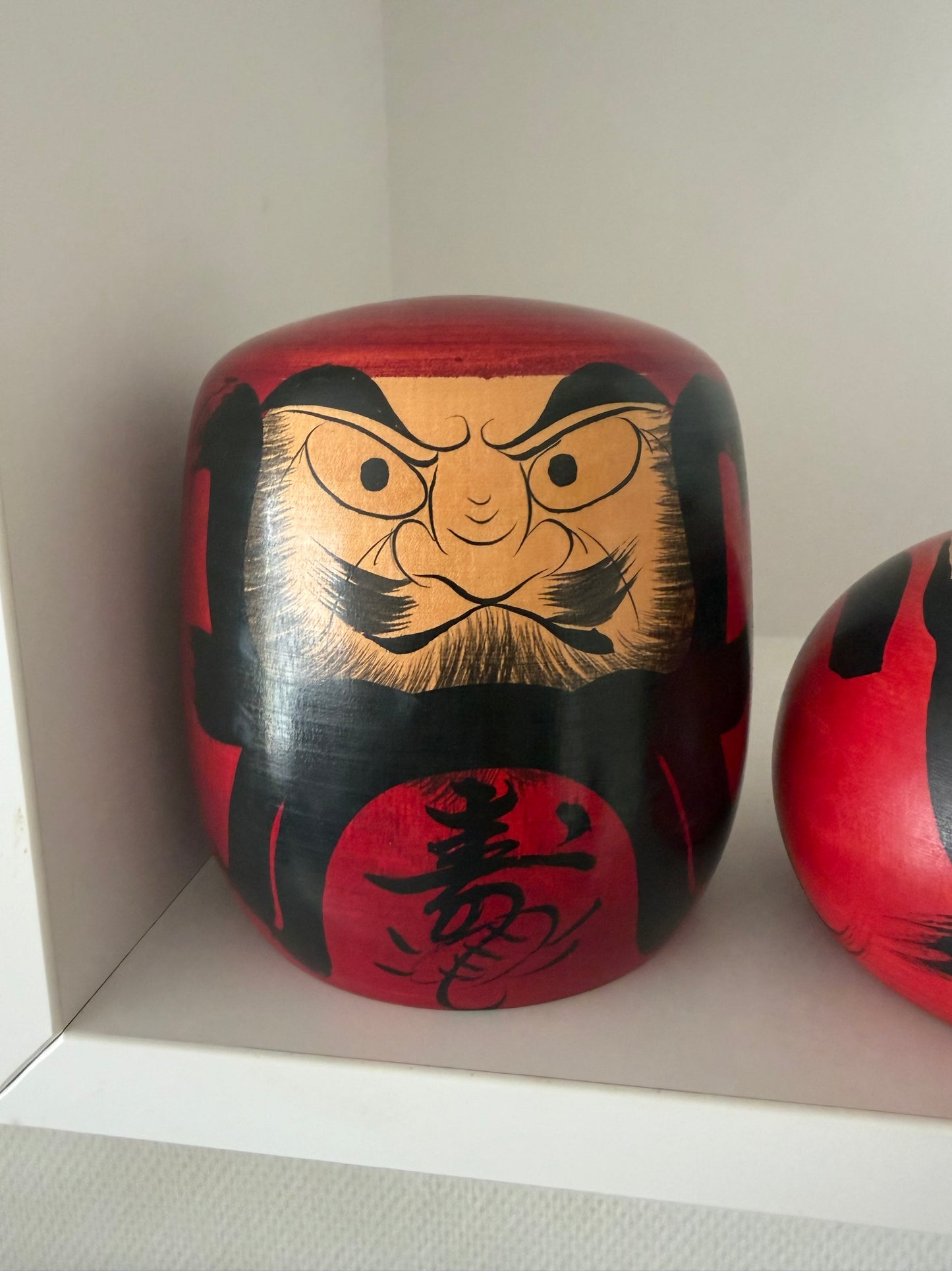 Complete first edition collection of 10 Daruma kokeshi by the Sony Family Club