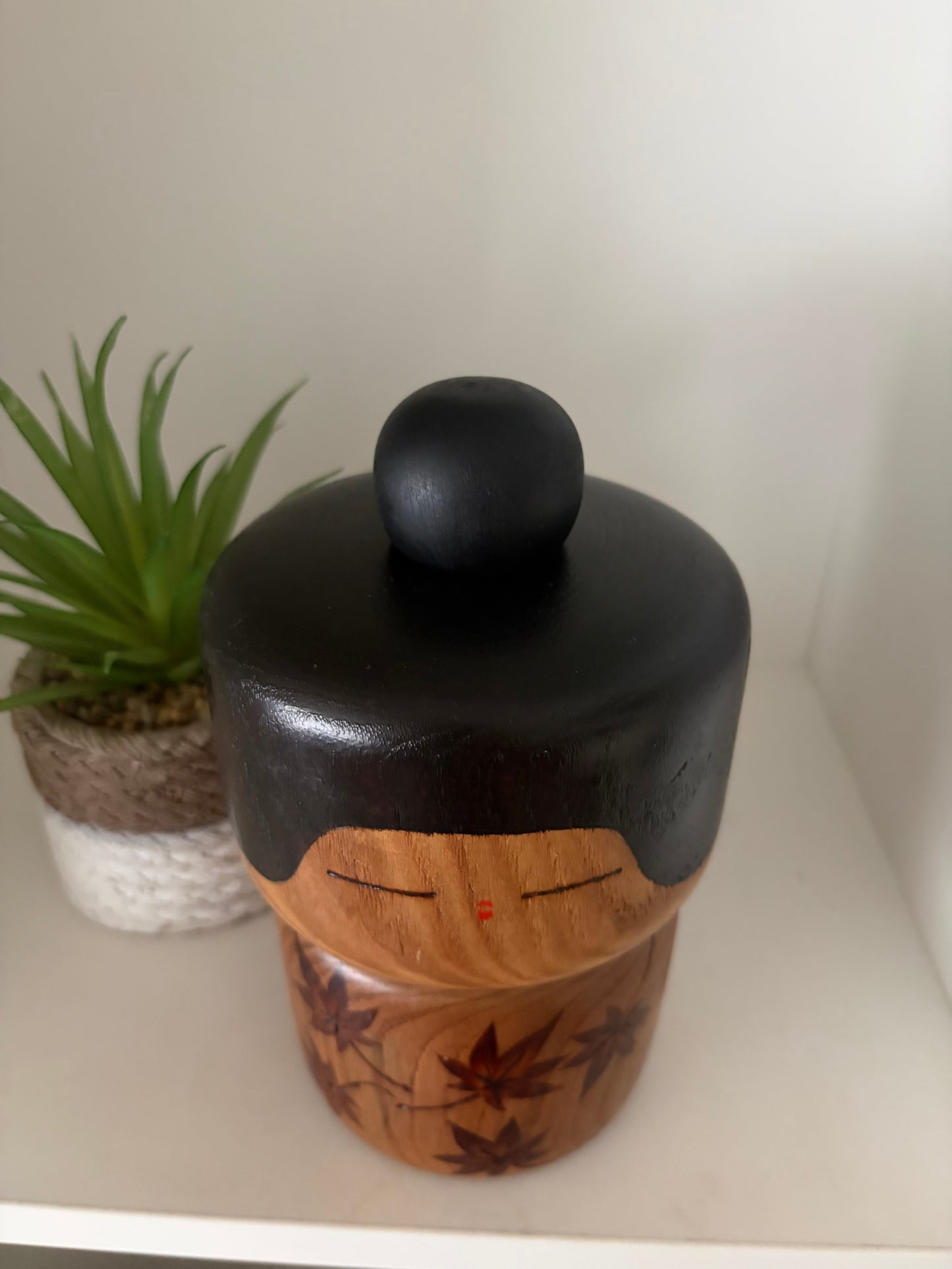 Vintage Gumma Kokeshi By Kazuo Takamizawa (1927-)
