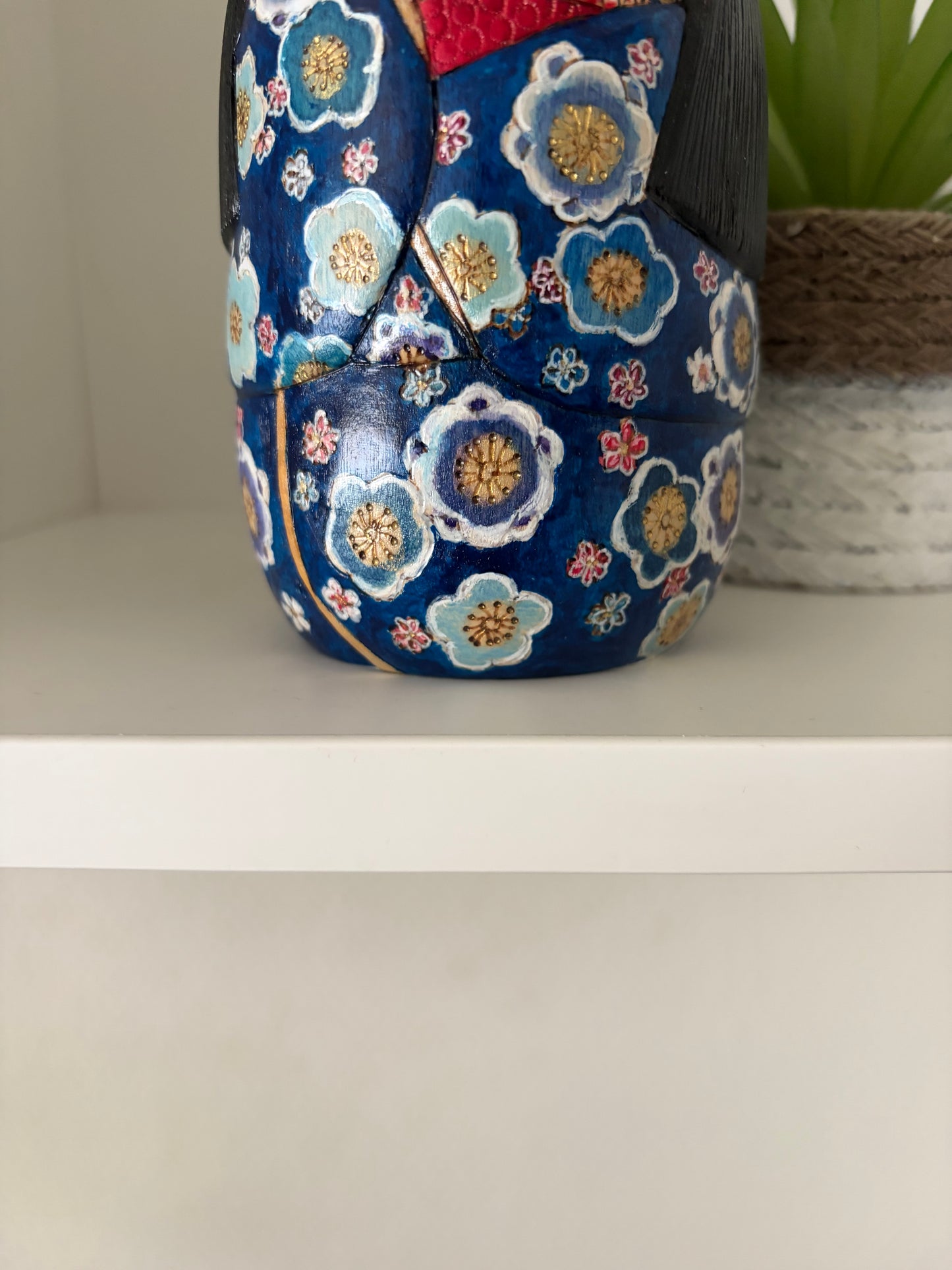One off a kind kokeshi by Megumi Nozawa