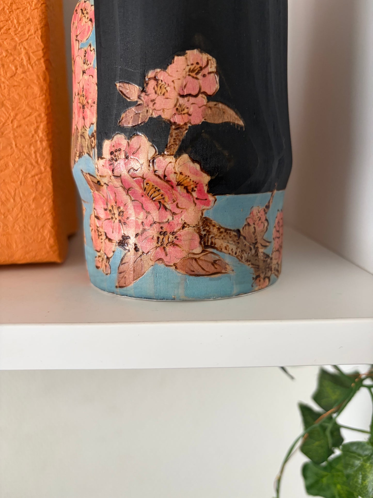 One of a kind kokeshi by Yuko Yamazaki- With box