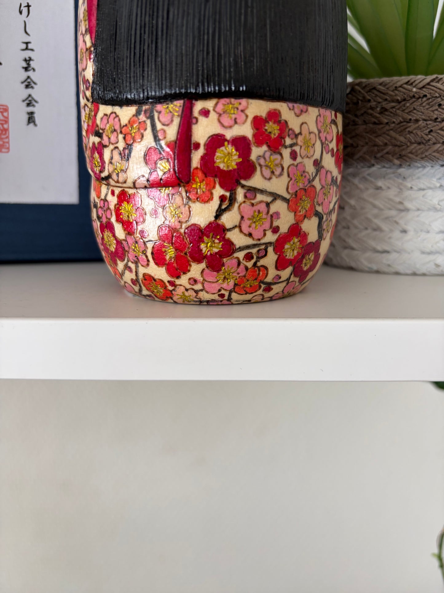 One off a kind Sosaku kokeshi by Megumi Nozawa