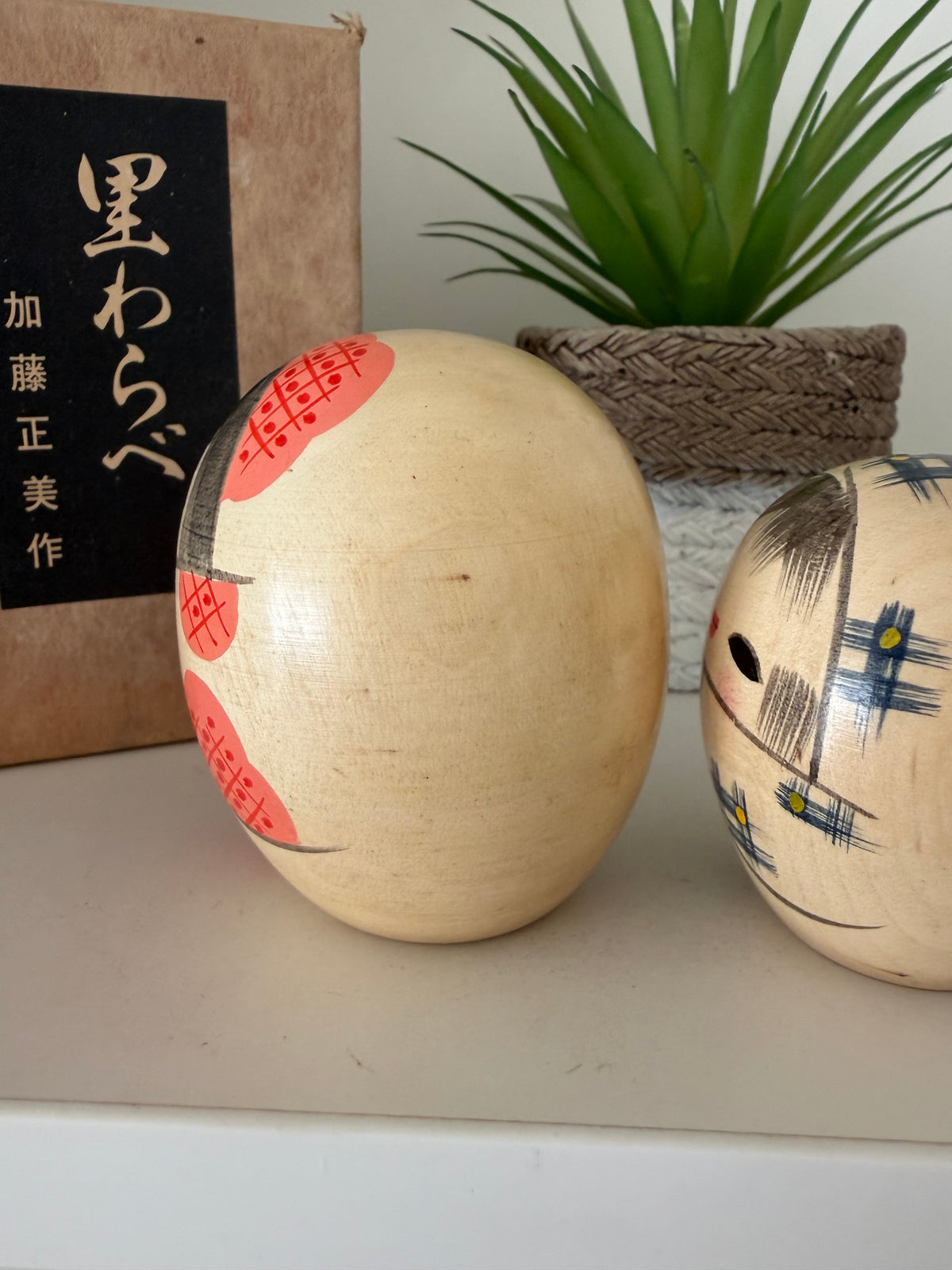 Vintage Sosaku kokeshi by Kato Masami