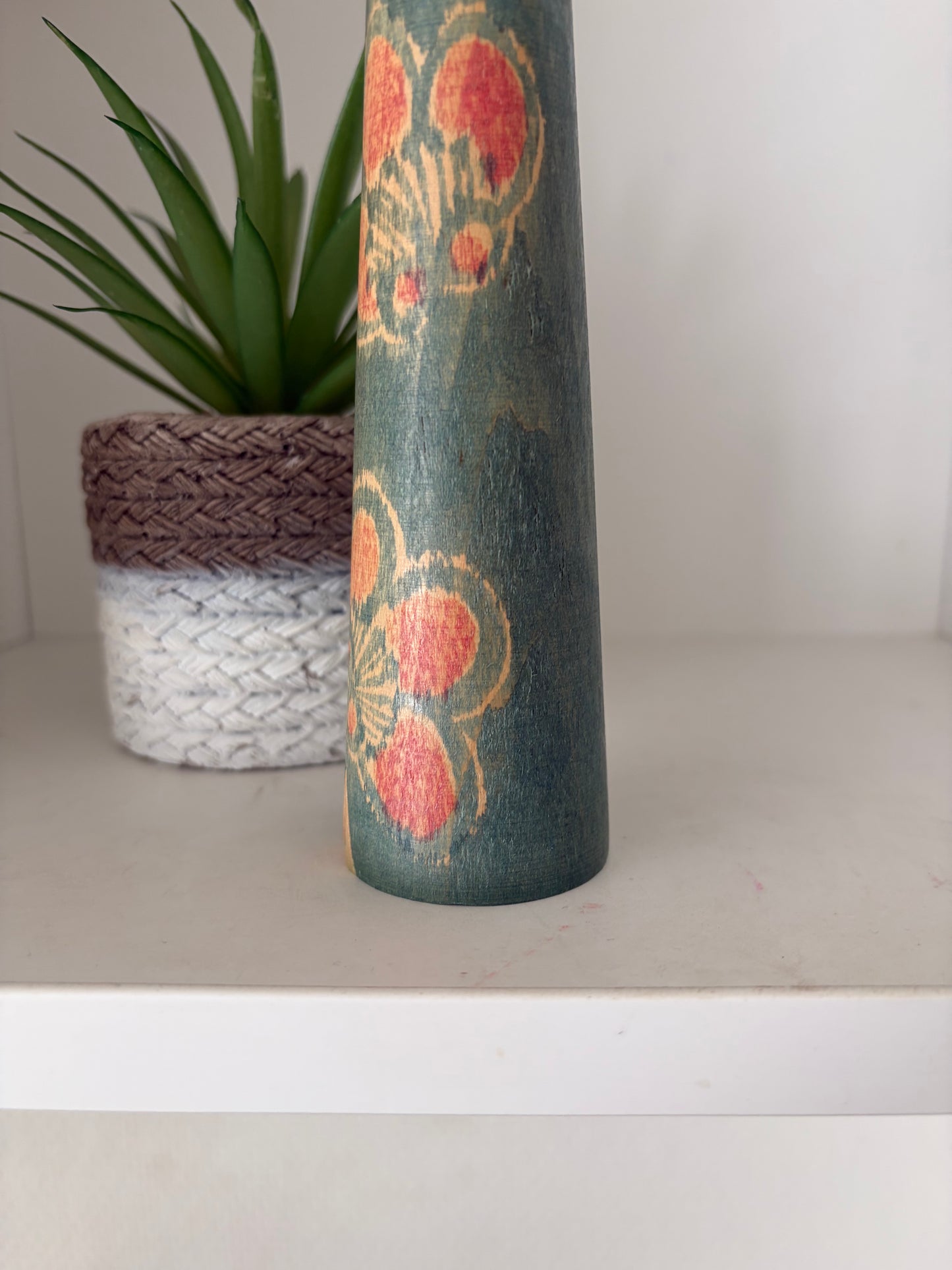 Vintage creative kokeshi by Issetsu Kuribayashi (1924-2011)