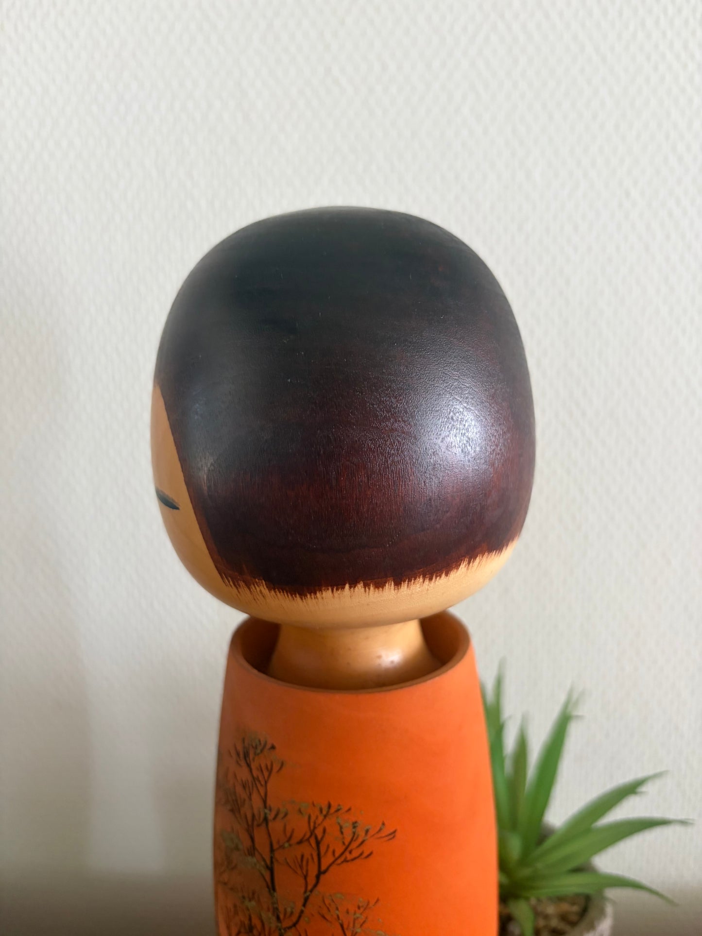 Exclusive vintage Sosaku kokeshi by Aoki Ryoka (1931-)
