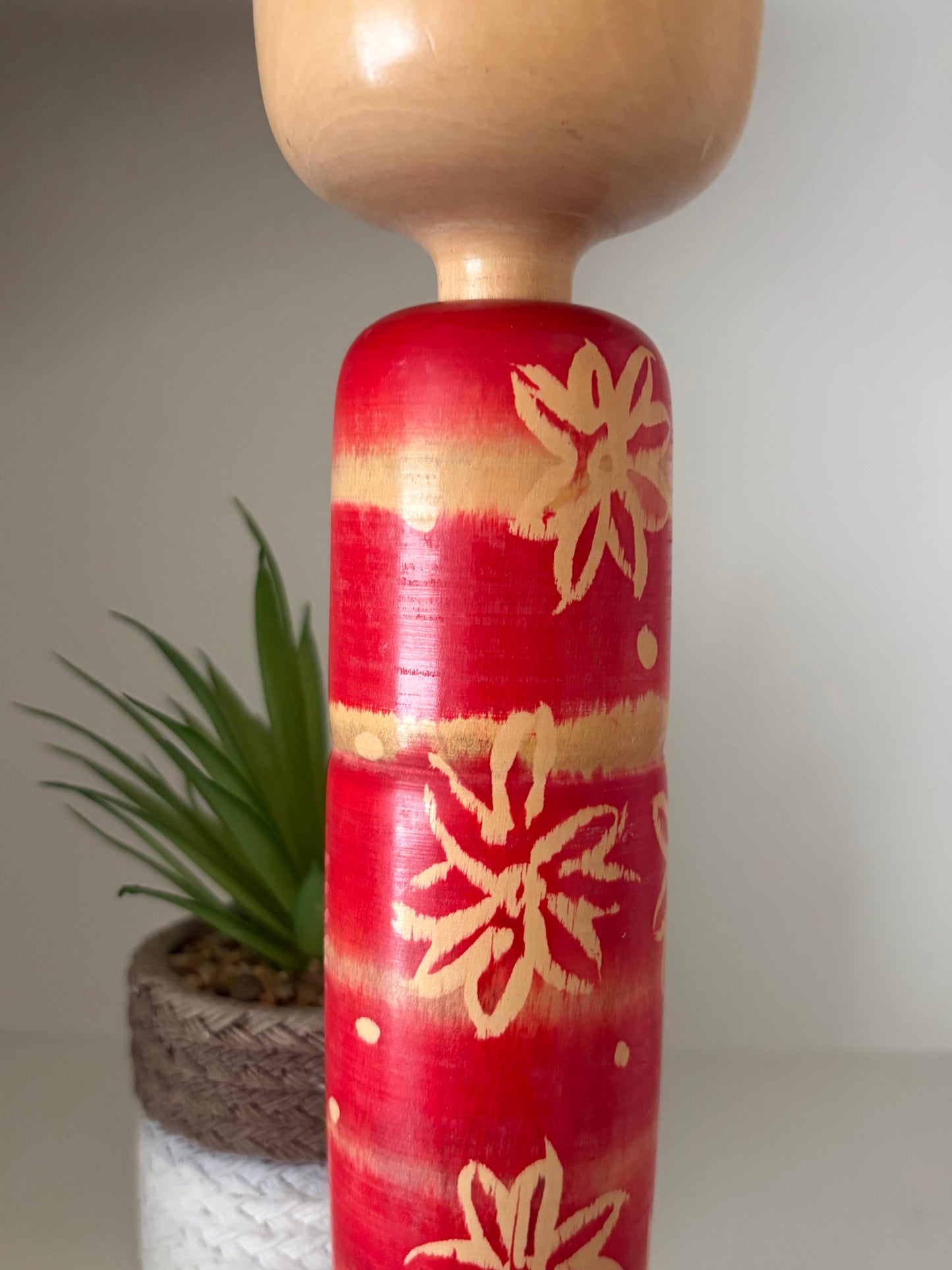 Rare Vintage Creative Kokeshi By Kahei Katase (1922-2015)