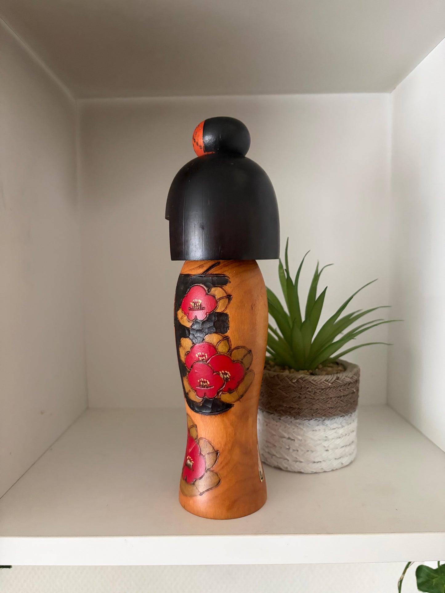 Vintage Gumma Kokeshi By Kazuo Takamizawa (1927-)
