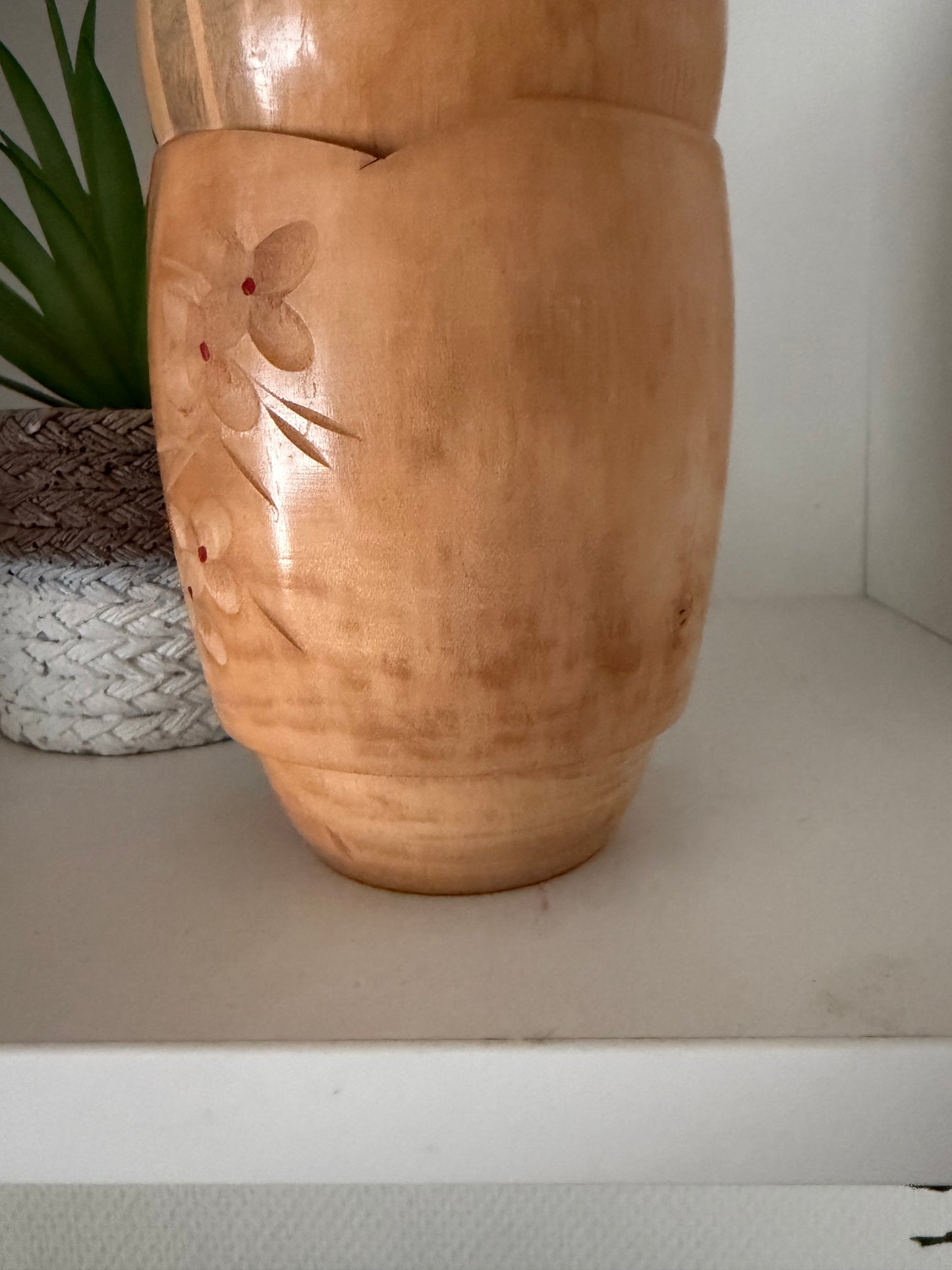 Rare vintage Sosaku kokeshi by Inosuke Kobayashi (1931-)