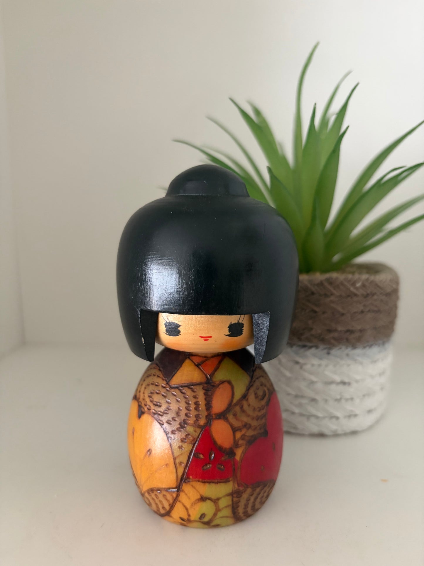 Vintage Sosaku kokeshi by Akimitsu