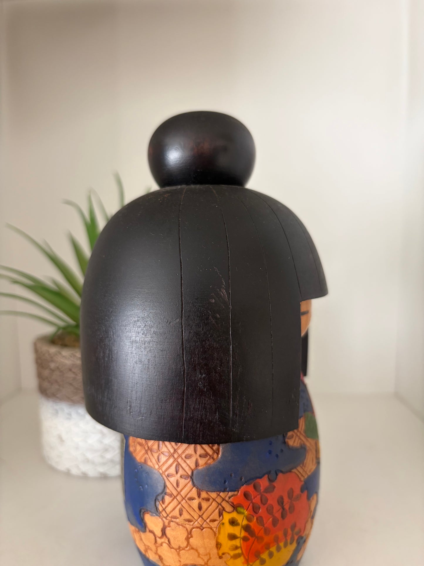 Vintage Gumma kokeshi by Kazuo Takamizawa (1927-)