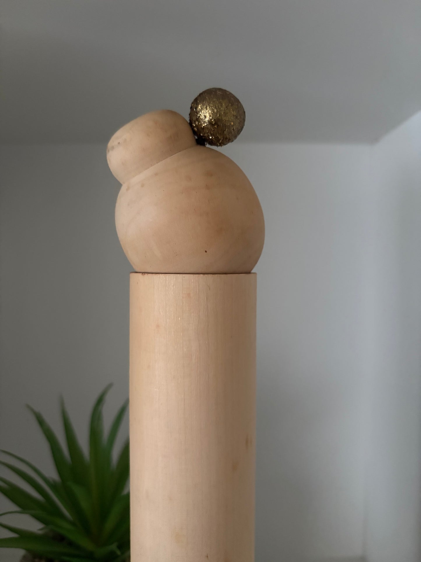 Vintage Sosaku kokeshi by Kato Hiroshi