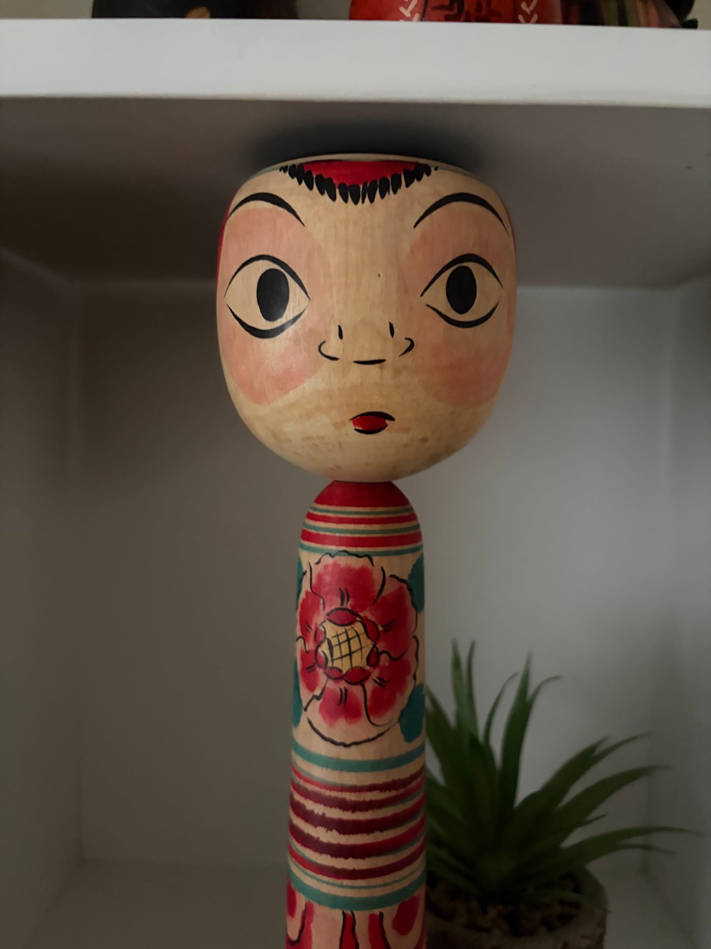 Vintage traditional Nakanosawa kokeshi by Seya Juji (1924–2004)