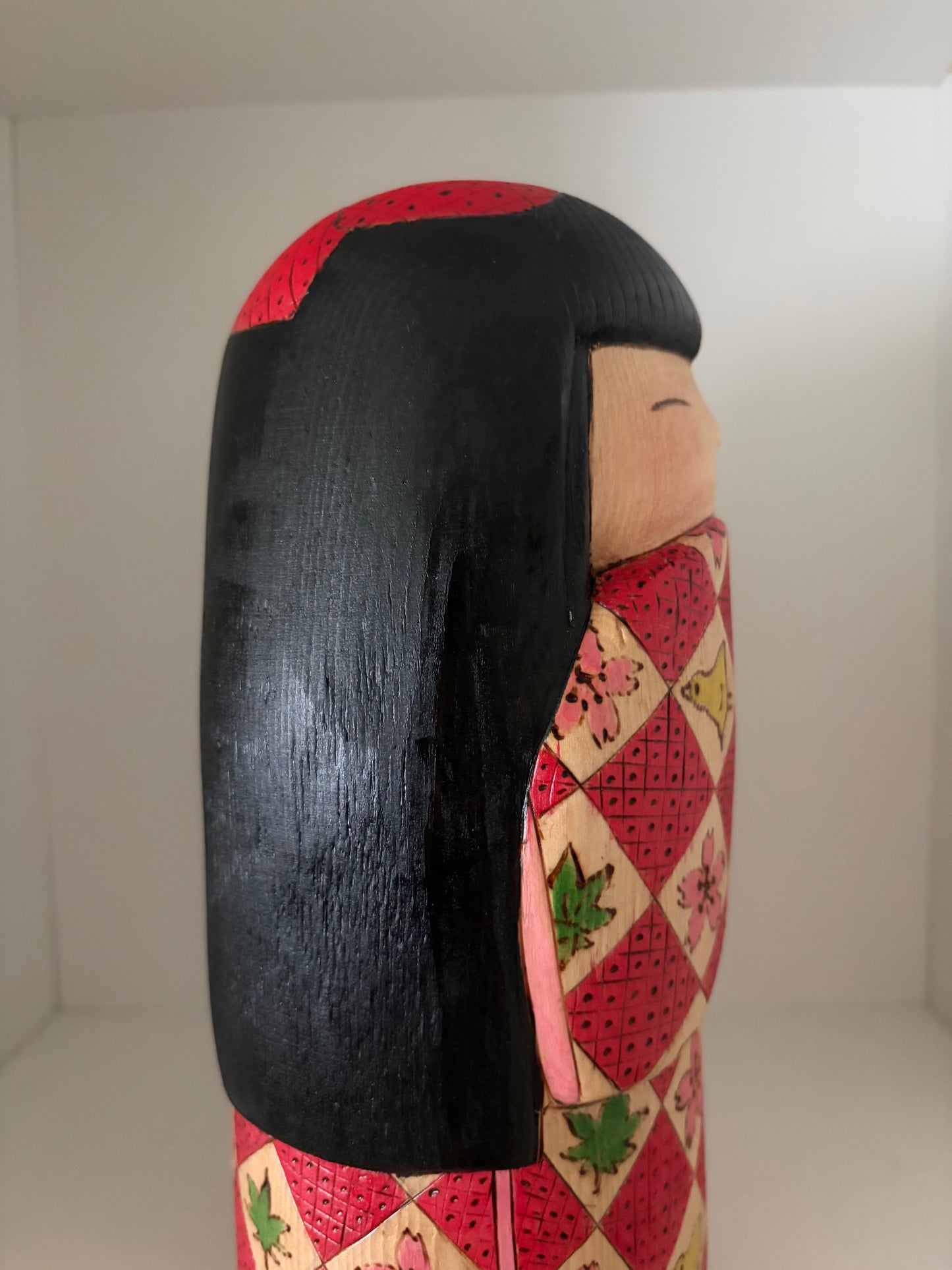 Modern Sosaku kokeshi by Yuko Yamazaki is part of her Easter Series - With box