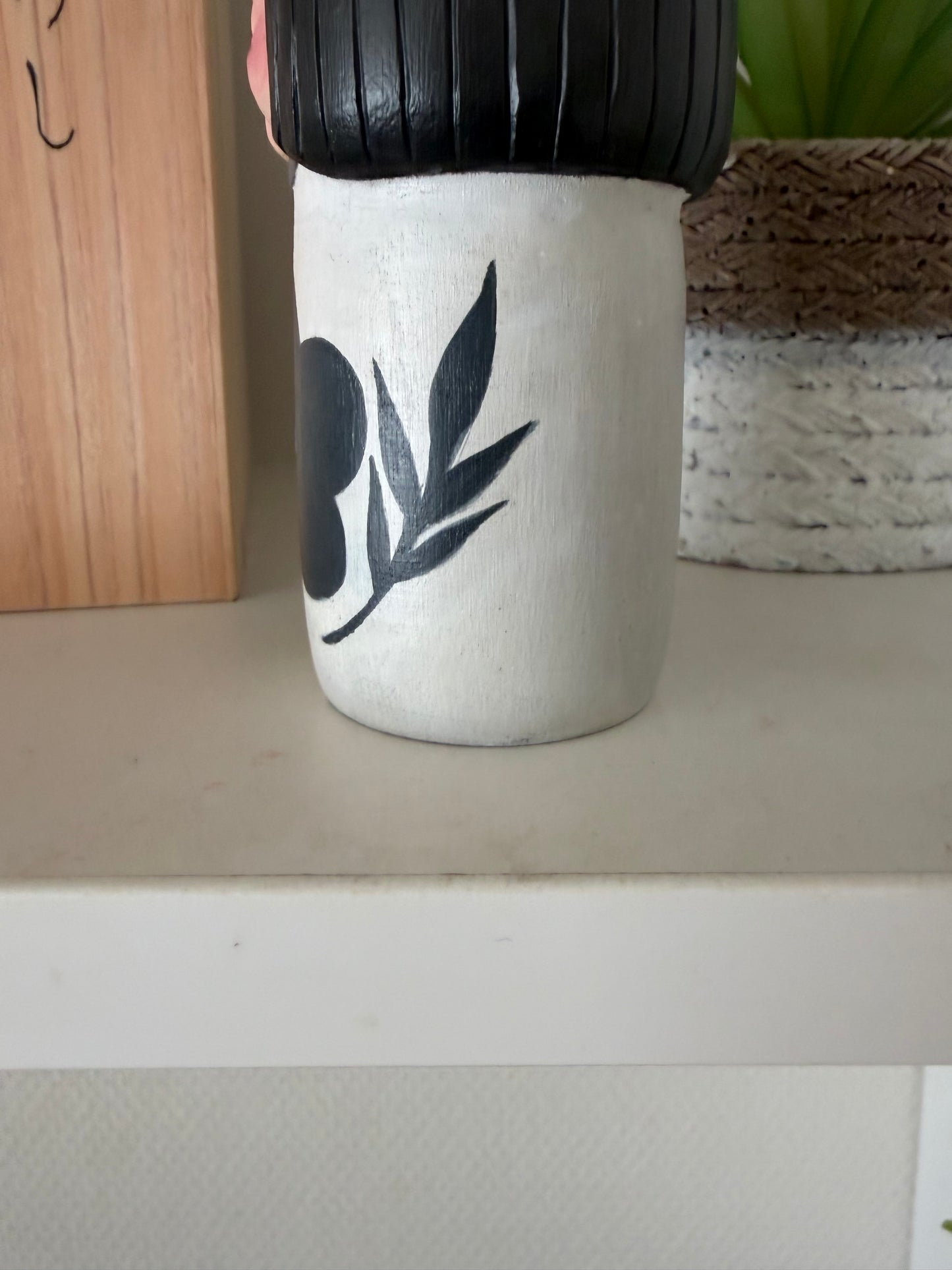 Exclusive one off a kind kokeshi by Nagisa Hirano!