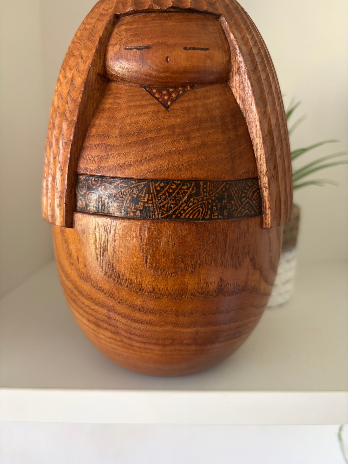 Exclusive Sosaku kokeshi by Shido Shozan (1932-1995)