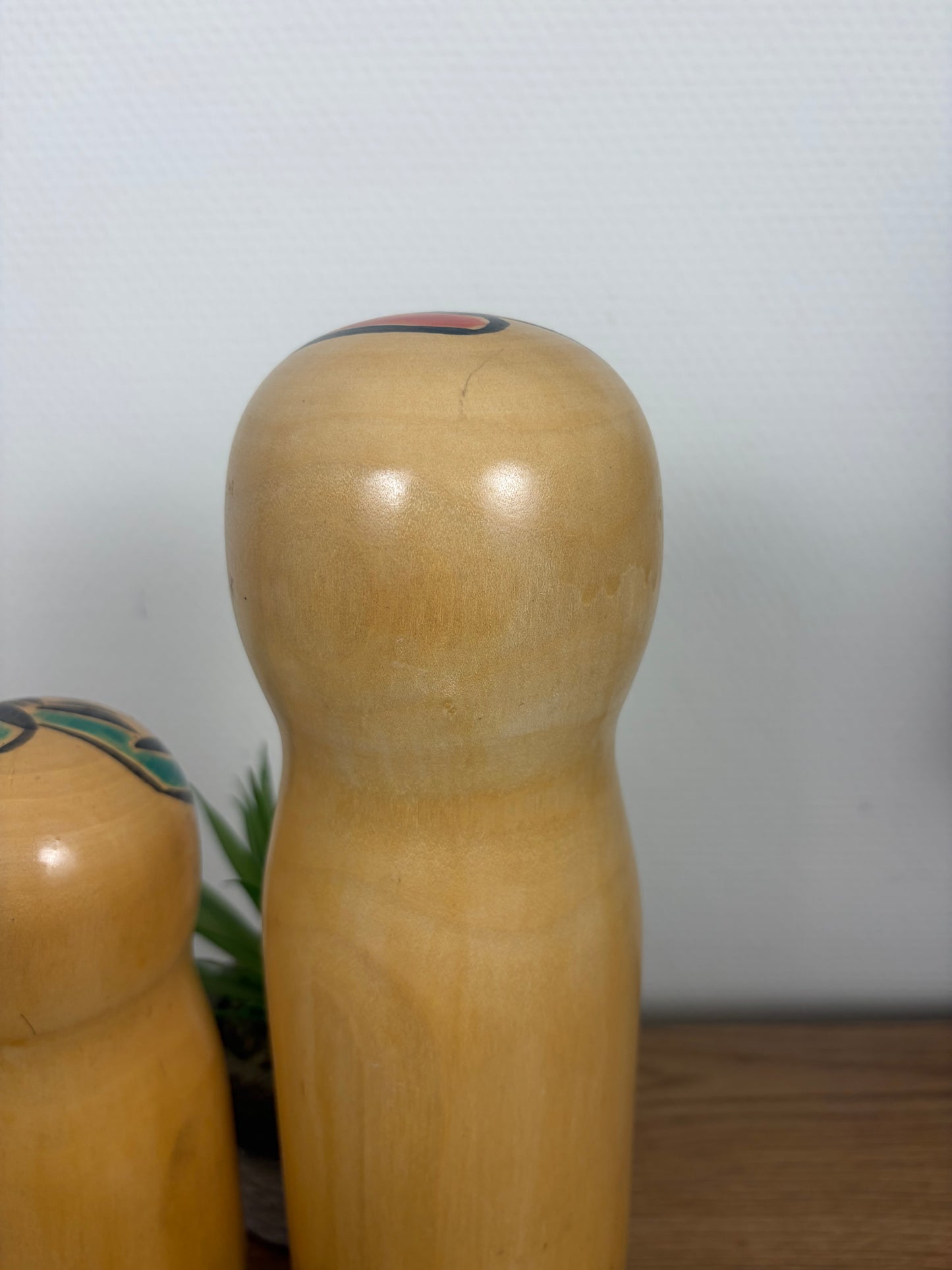 Rare set of Sosaku kokeshi by Kaganuma Masayuki - Mother and child