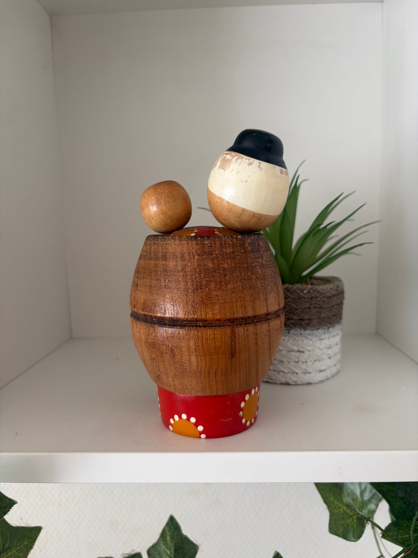 Vintage Sosaku kokeshi Mother and child