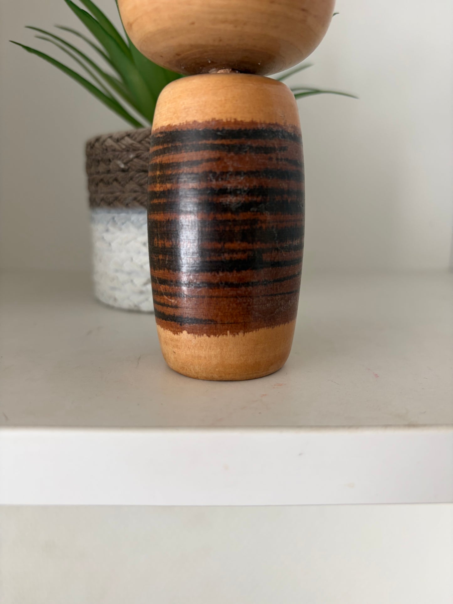 Rare Vintage Creative Kokeshi by renowned artisan Ikuyoshi Yokozuka