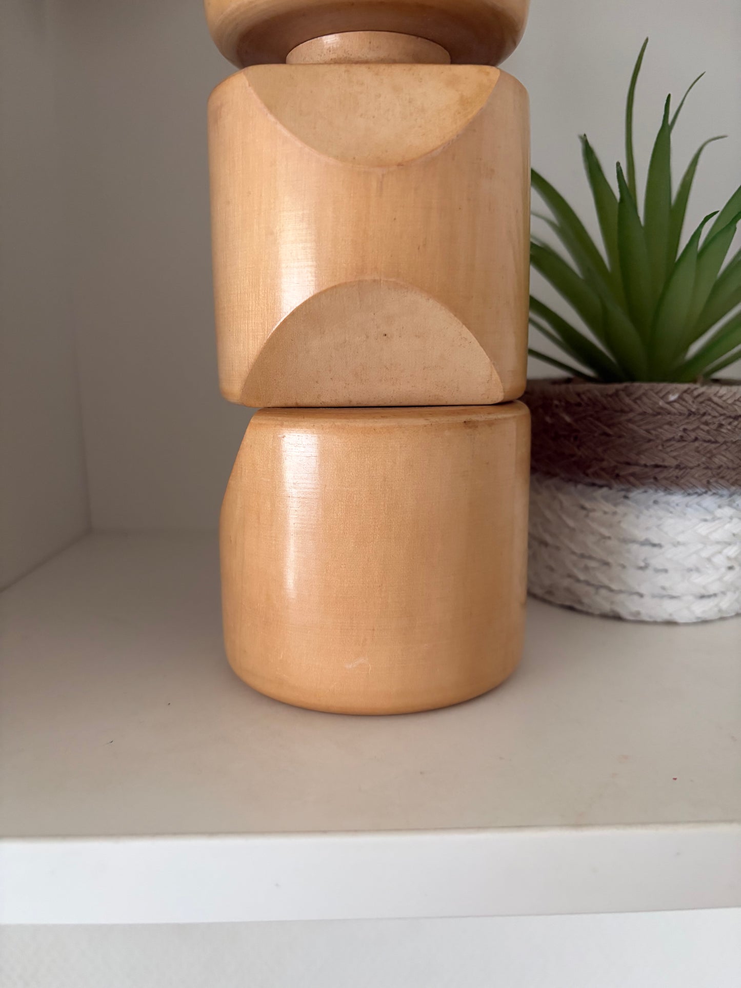 Rare vintage Sosaku kokeshi by Tanaka Harumasa (1916-1966)