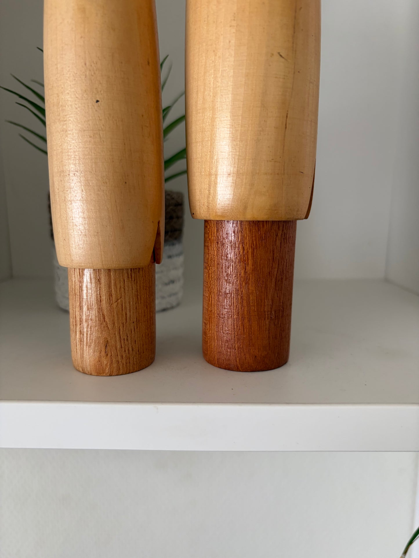Rare Vintage set creative kokeshi by Shozan Shido (1932-1995)